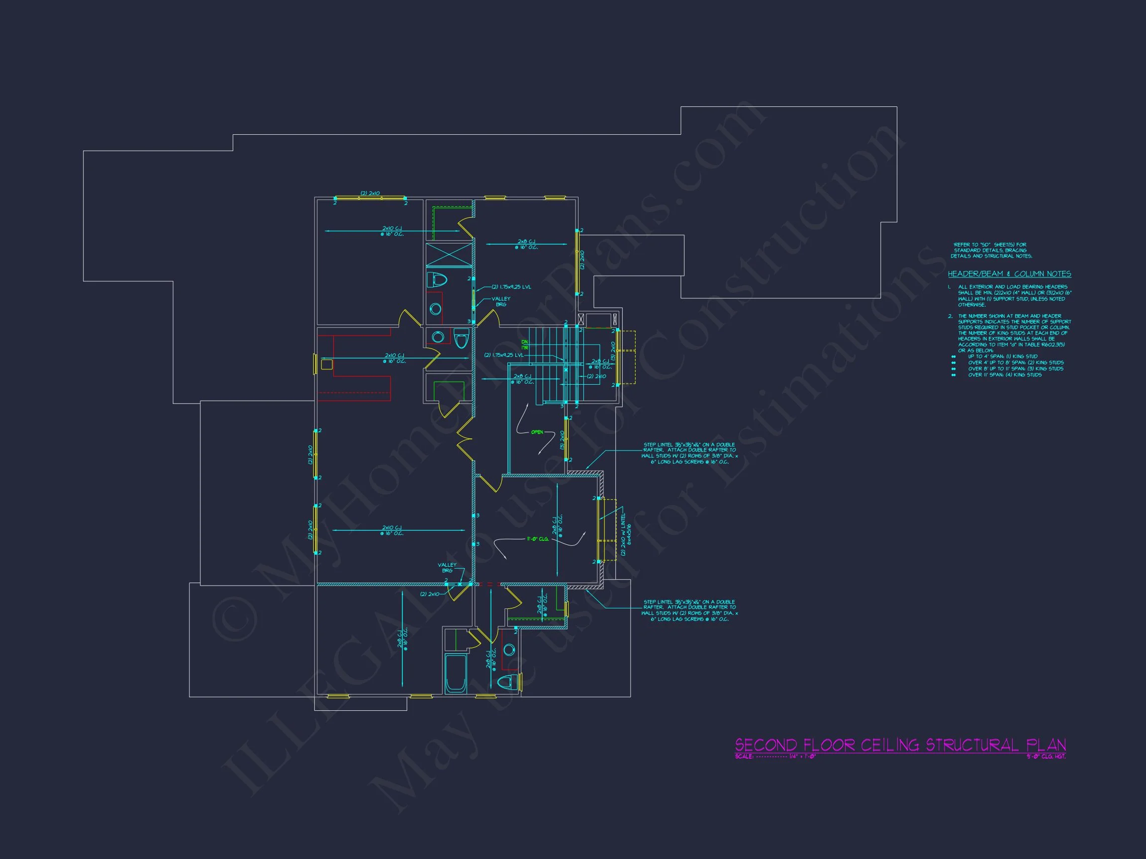 20-1996 HOUSE PLAN - Modern House Floor Plan Blueprint: CAD Architecture Designs 16 Modern house Floor Plan Blueprint: CAD Architecture Designs