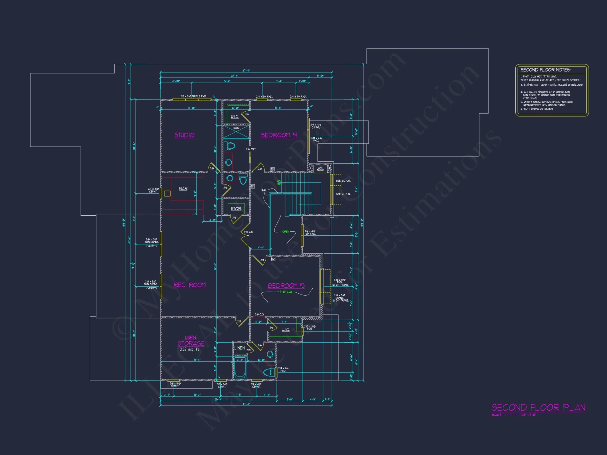 Modern house Floor Plan Blueprint: CAD Architecture Designs