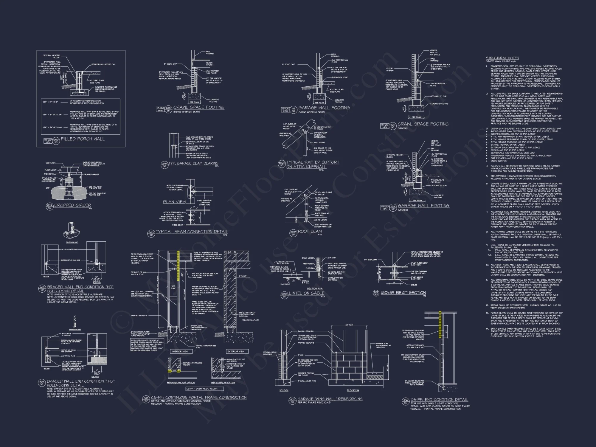 Spacious 2-Story house Plan with 4 Bedrooms and 3 Garage Bays