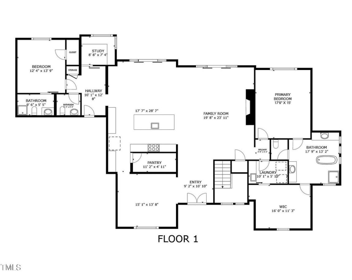 Modern house Floor Plan with 2 Floors, 5 Beds, and Open Layout