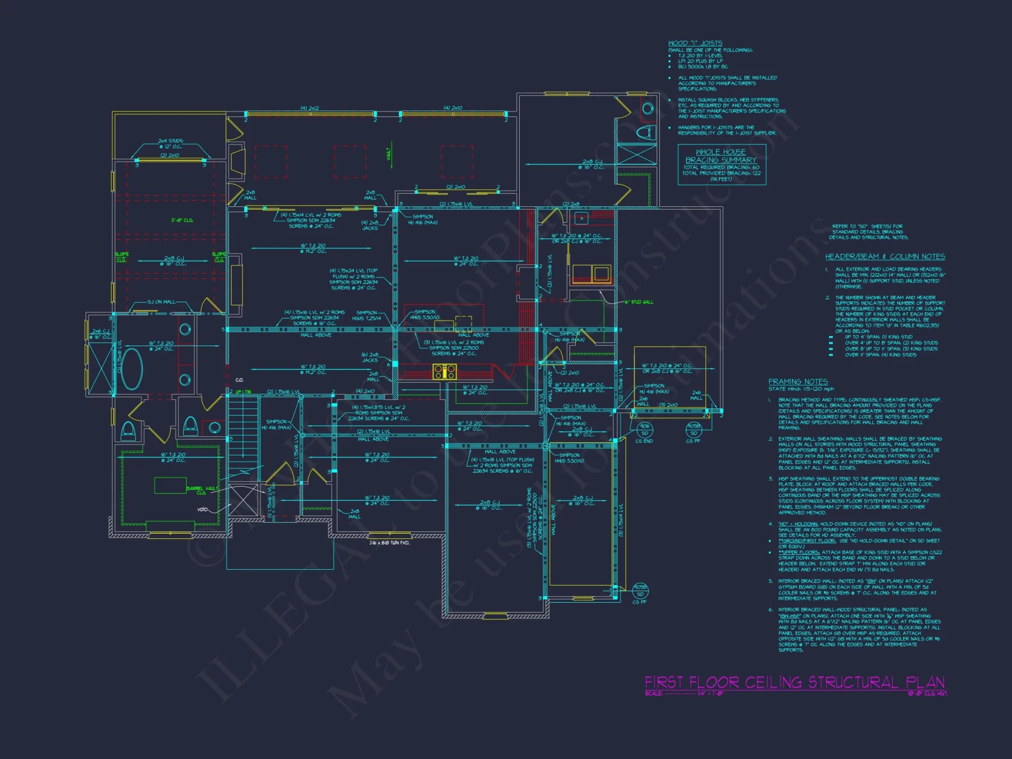 Elegant Contemporary house Plan with Blueprint for Your Dream Design