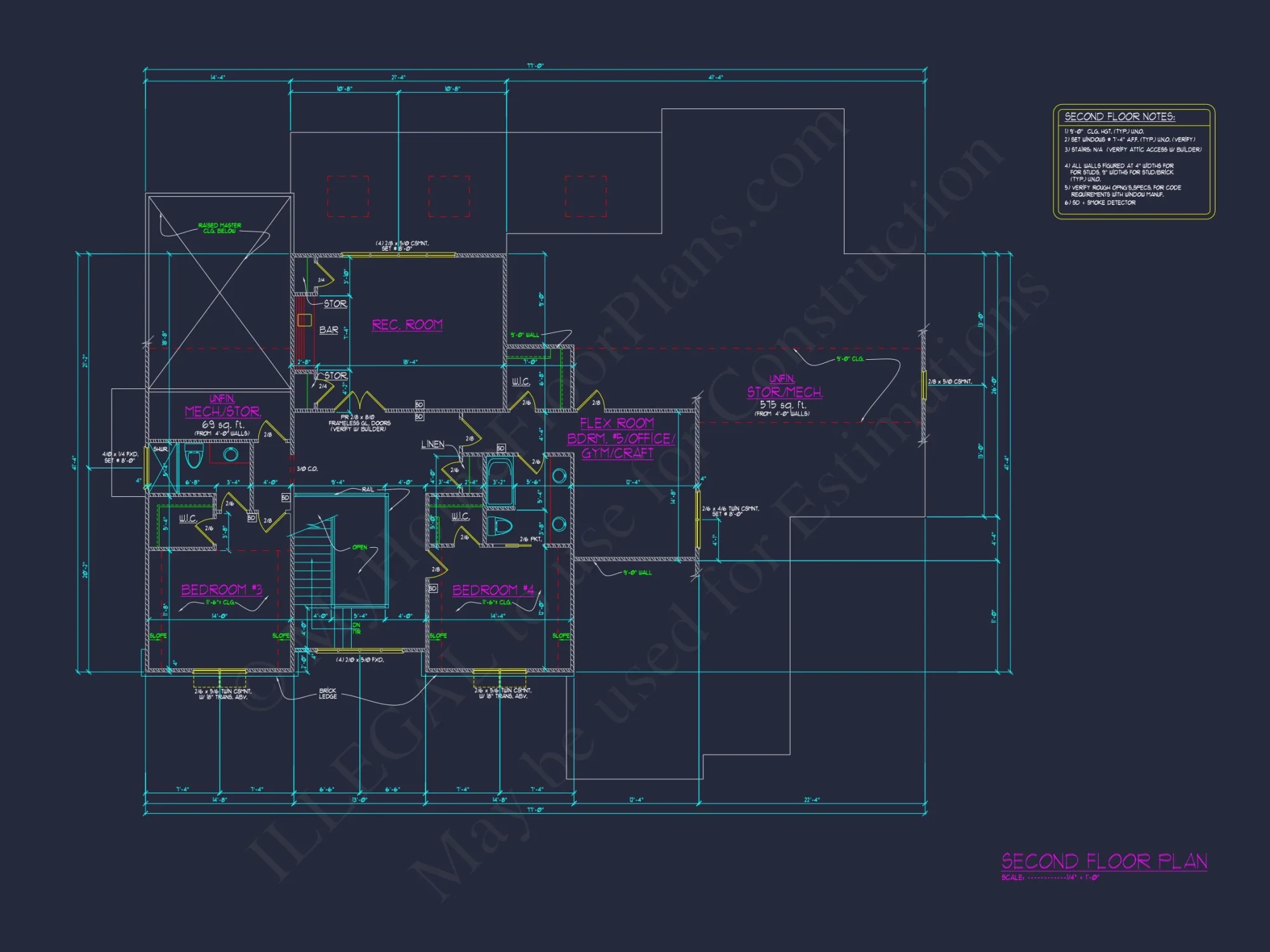 Elegant Contemporary house Plan with Blueprint for Your Dream Design