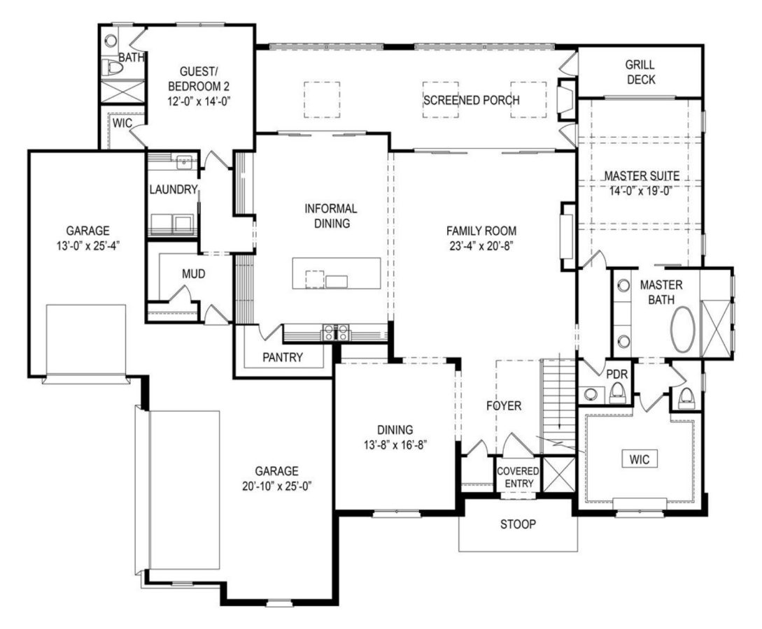 Elegant Contemporary house Plan with Blueprint for Your Dream Design