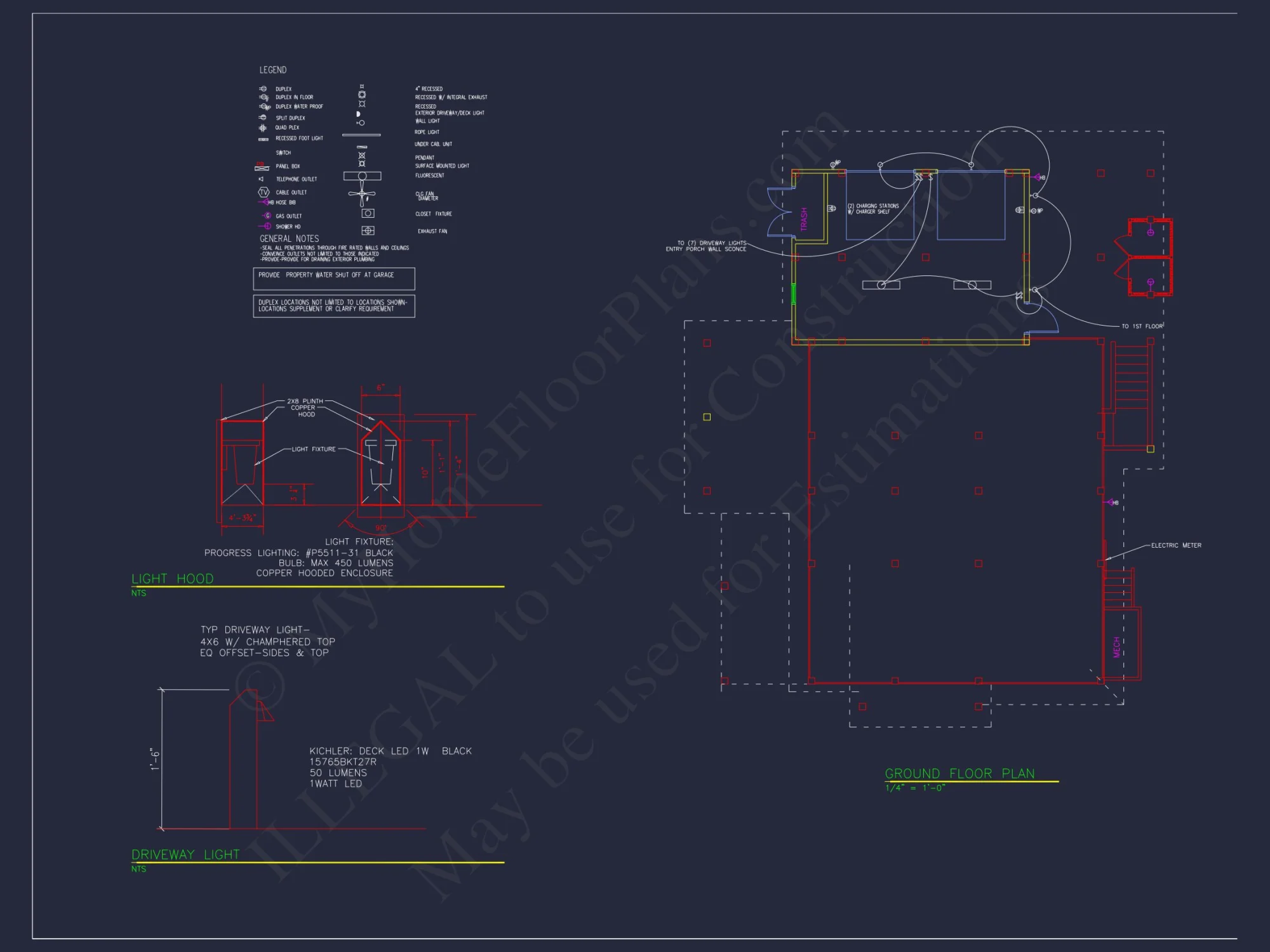 Spacious Coastal house Plan with CAD Floor Plans & Designs