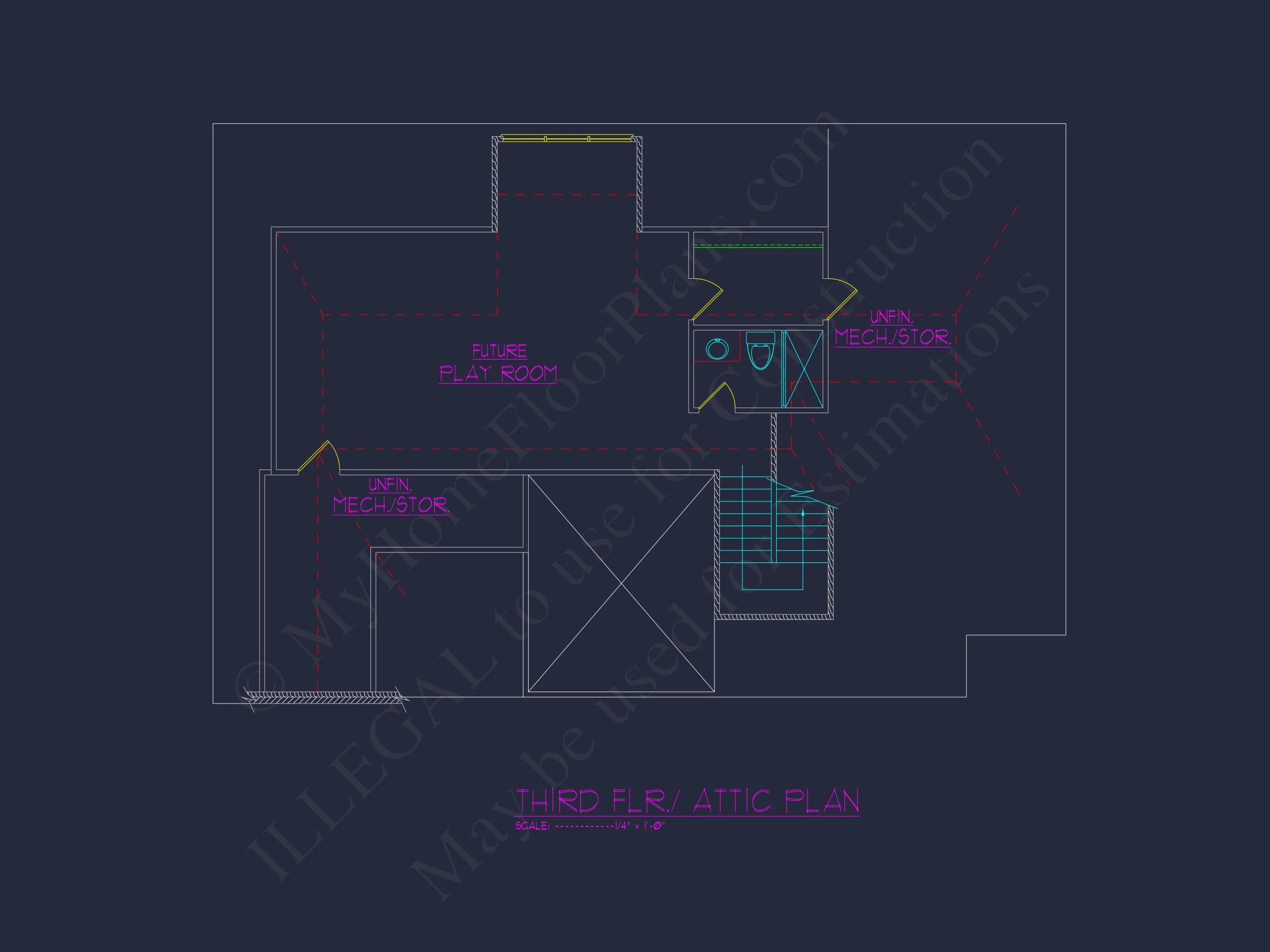 Elegant 3-Story house Plan with CAD Blueprint & Modern Designs