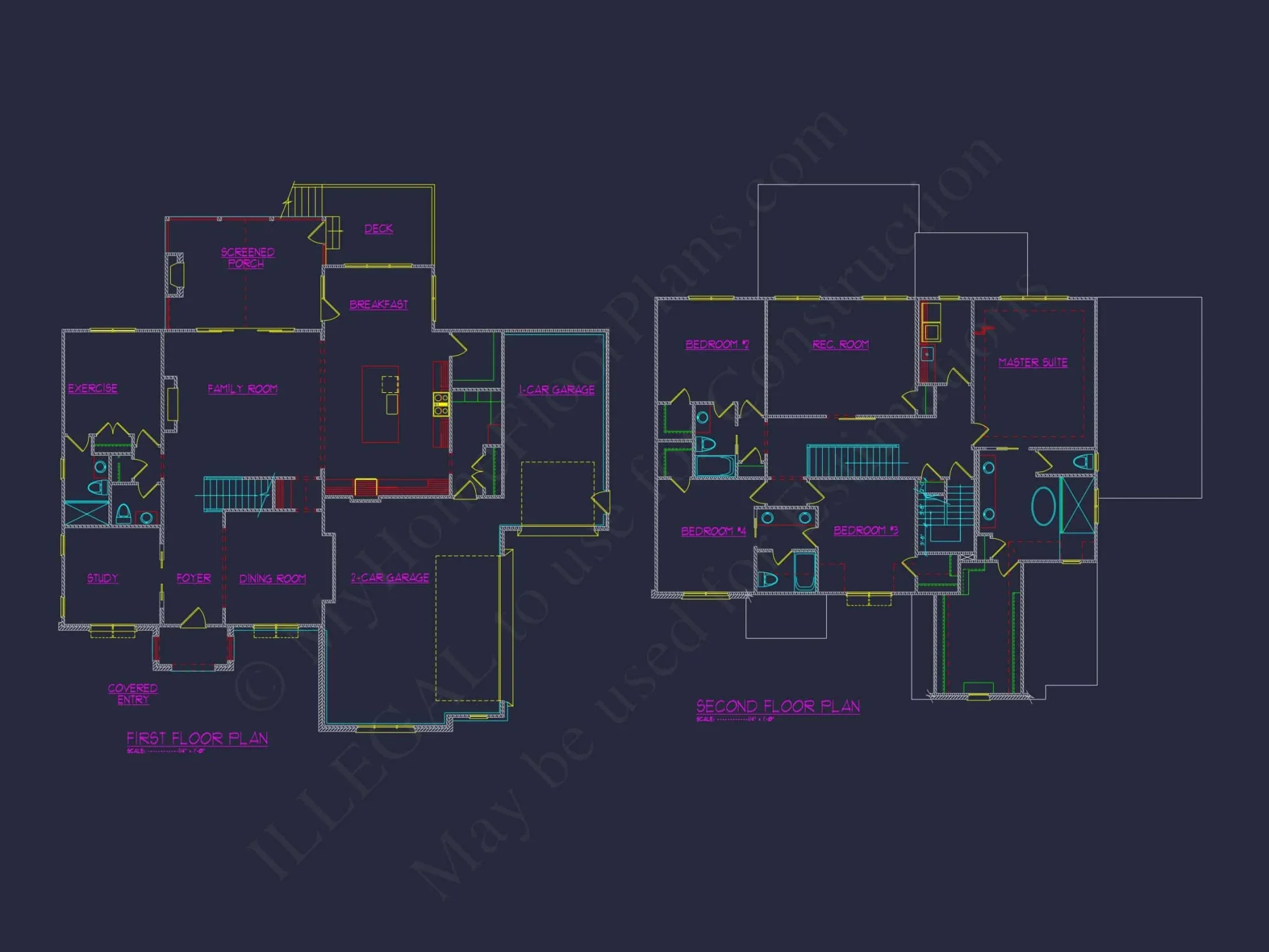 Elegant 3-Story house Plan with CAD Blueprint & Modern Designs