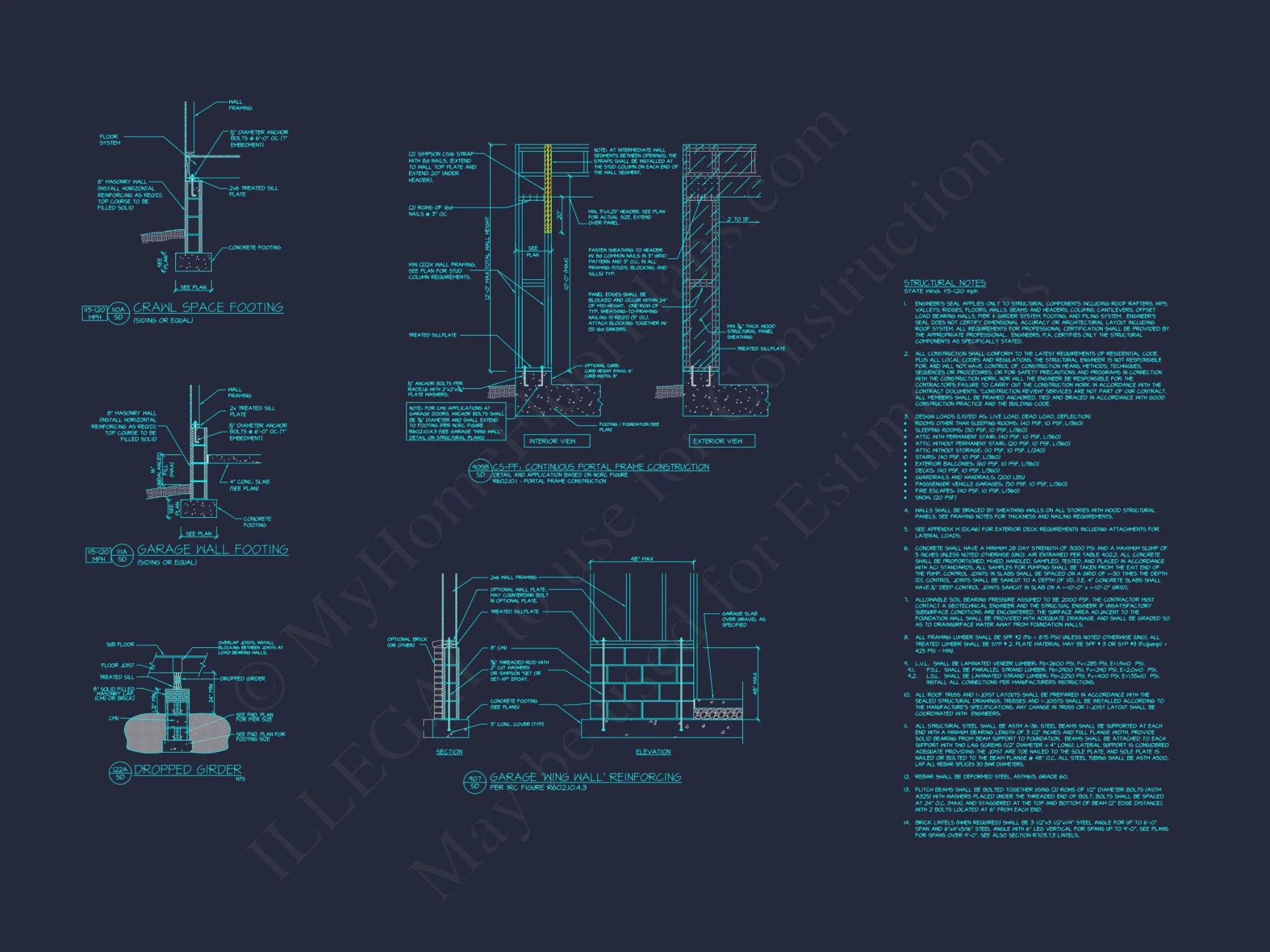 Transitional European house Plan with 3 Floors & CAD Designs