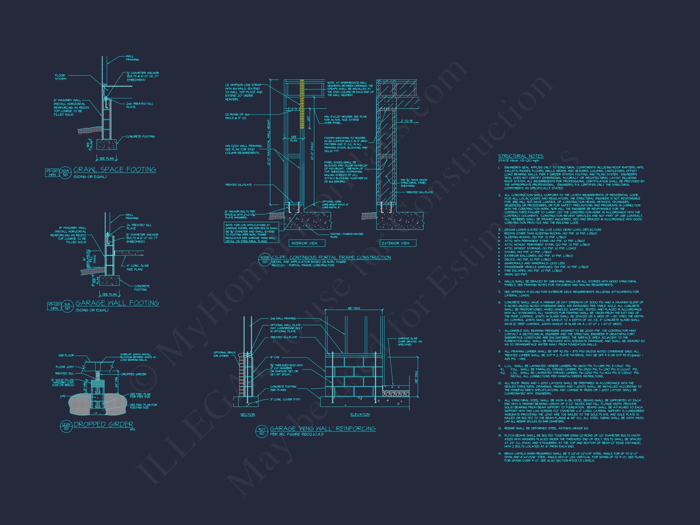 20-1674 HOUSE PLAN - Transitional European House Plan with 3 Floors & CAD Designs 18 Transitional European house Plan with 3 Floors & CAD Designs