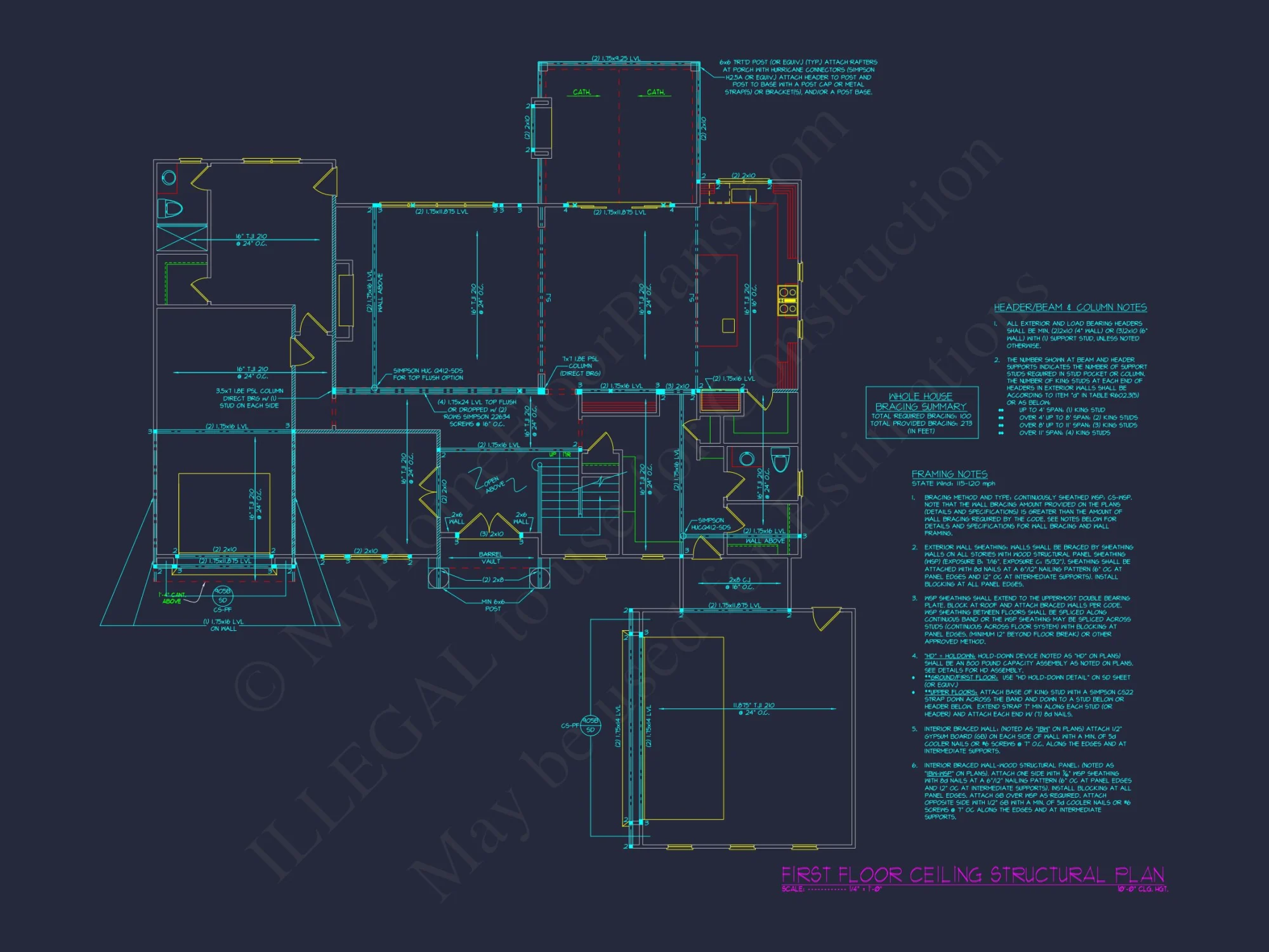 Transitional European house Plan with 3 Floors & CAD Designs
