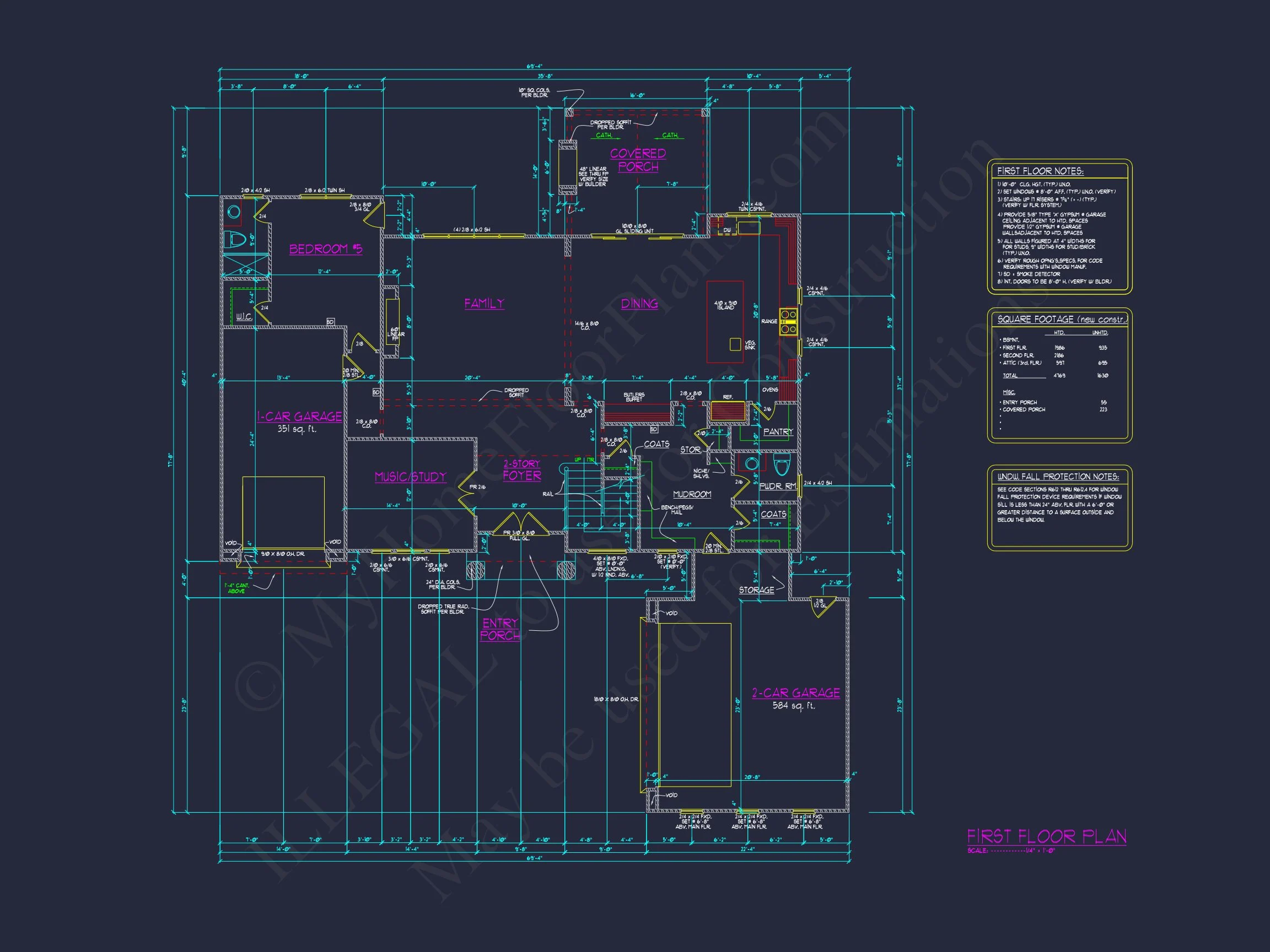 20-1674 HOUSE PLAN - Transitional European House Plan with 3 Floors & CAD Designs 10 Transitional European house Plan with 3 Floors & CAD Designs