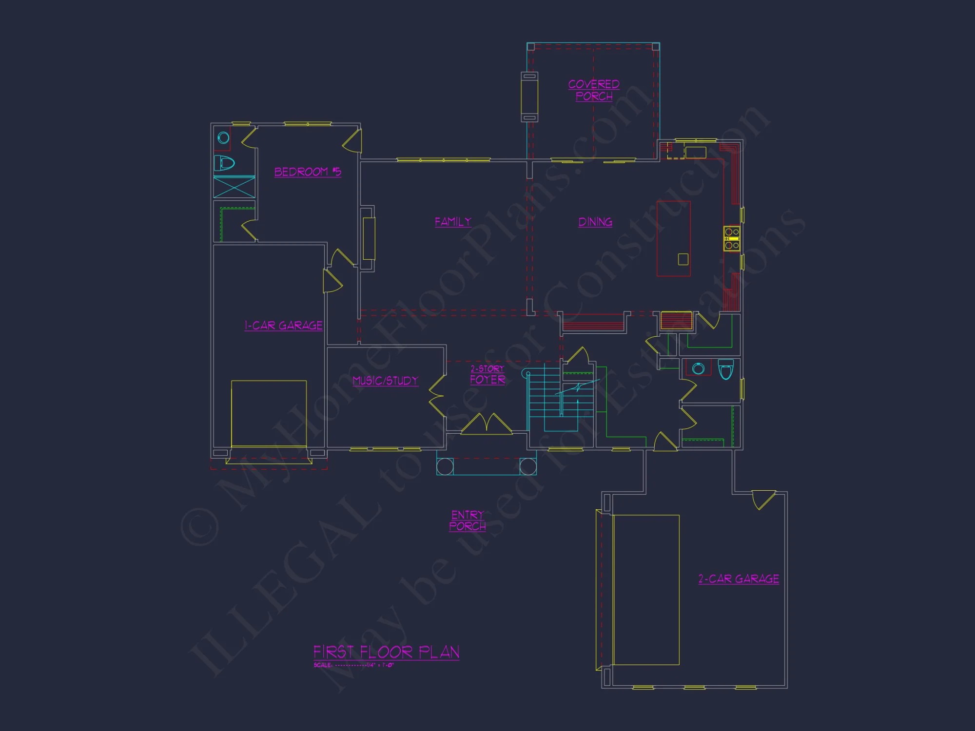 Transitional European house Plan with 3 Floors & CAD Designs
