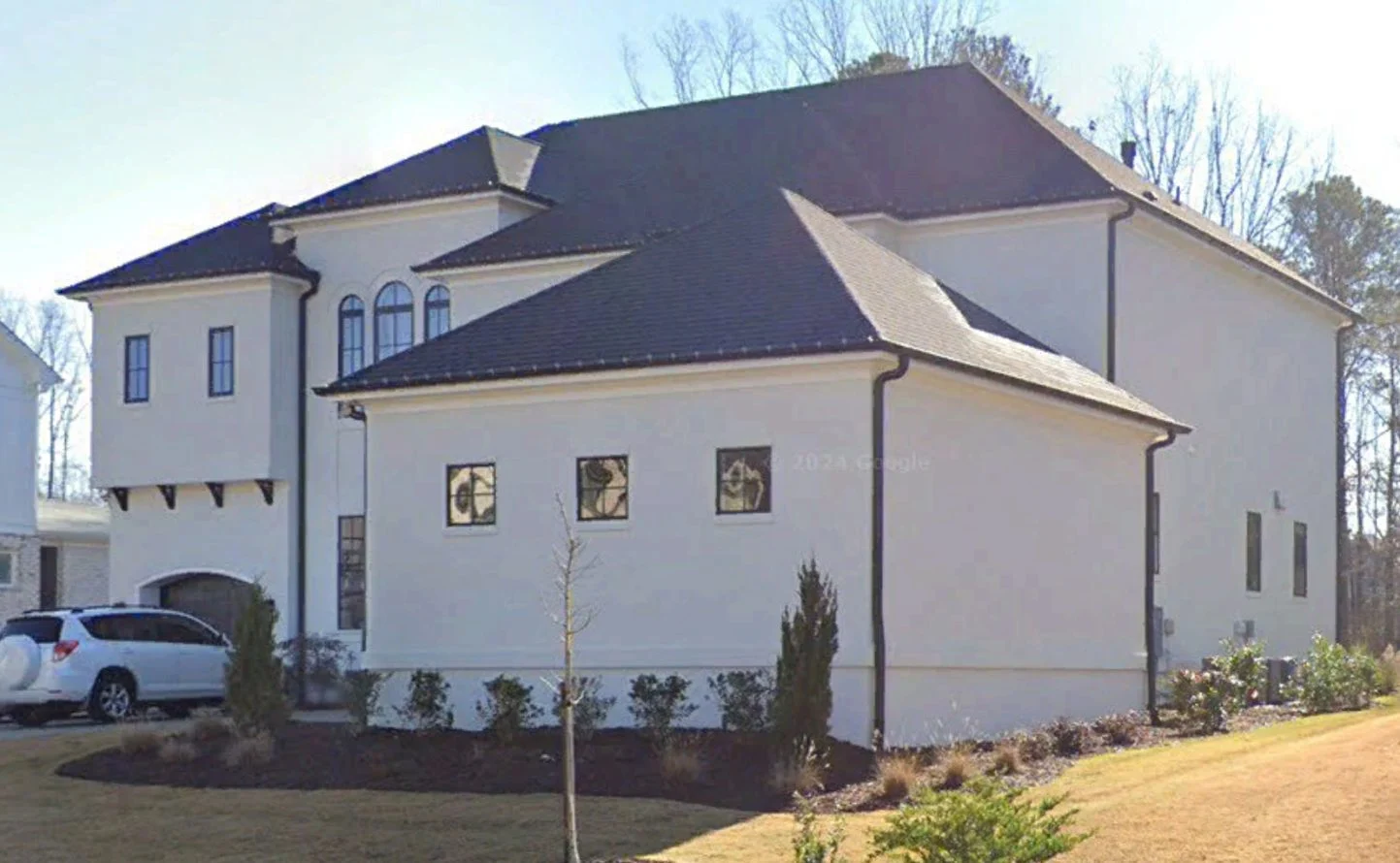 20-1674 HOUSE PLAN - Transitional European House Plan with 3 Floors & CAD Designs 3 Transitional European house Plan with 3 Floors & CAD Designs