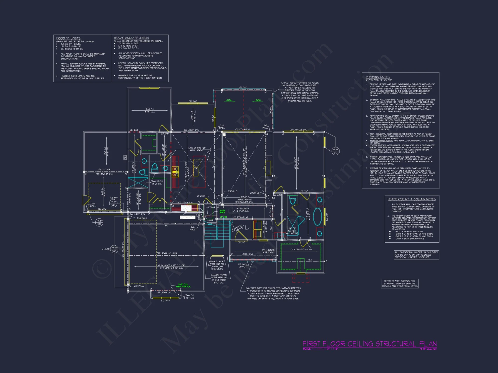 Spacious house Plan with Vaulted Ceilings, CAD Designs & Blueprint