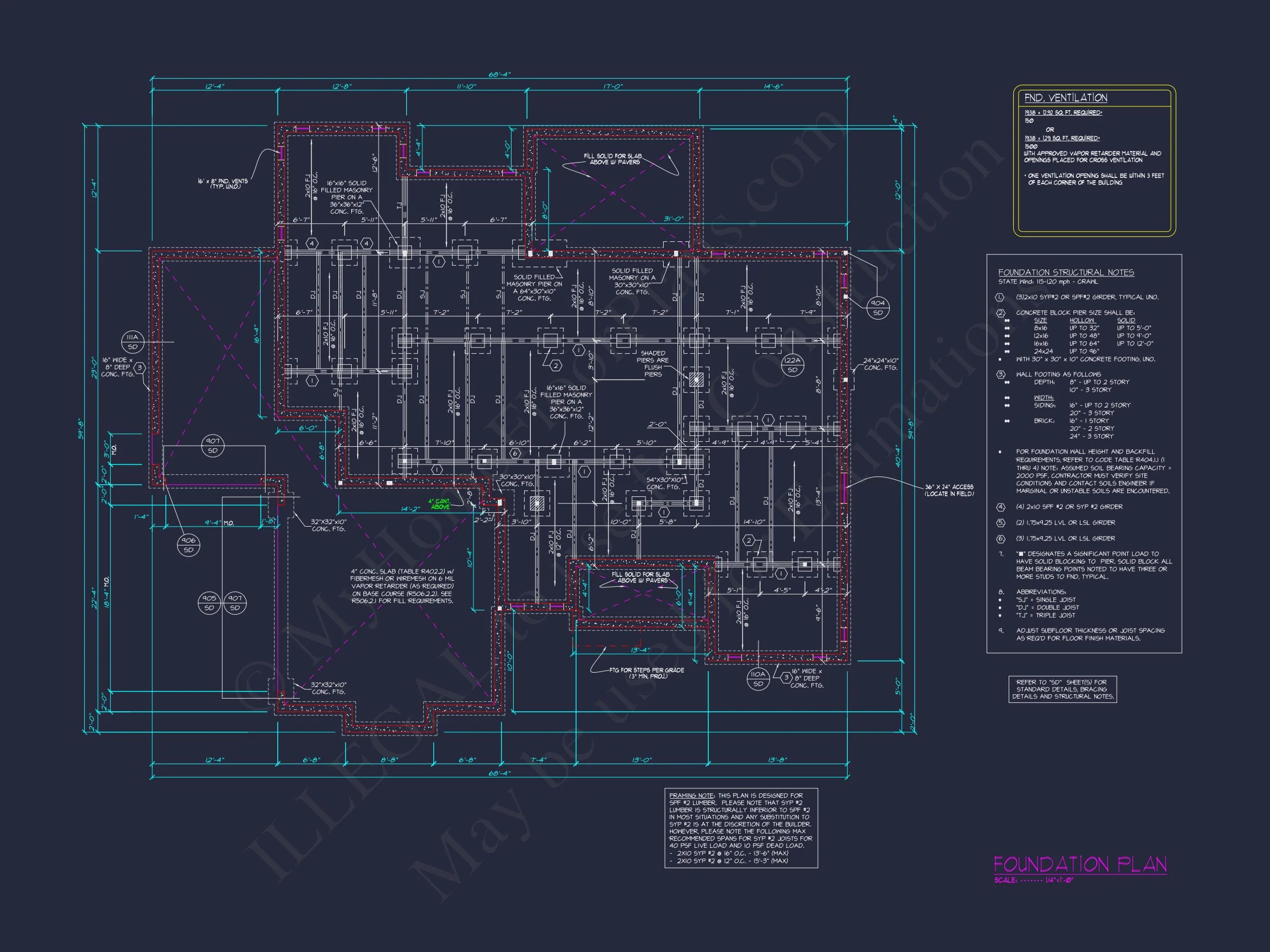 Spacious house Plan with Vaulted Ceilings, CAD Designs & Blueprint