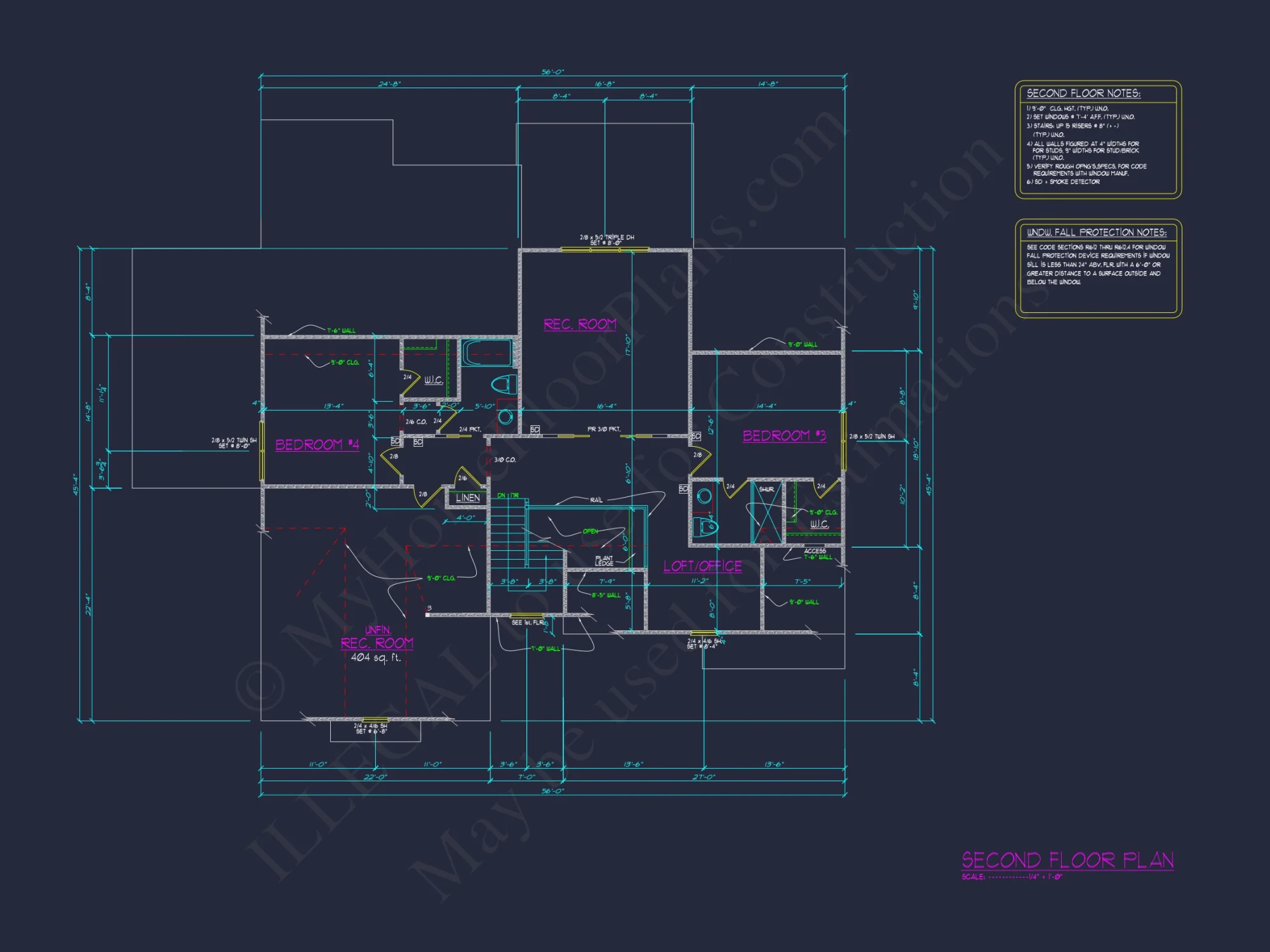 Spacious house Plan with Vaulted Ceilings, CAD Designs & Blueprint