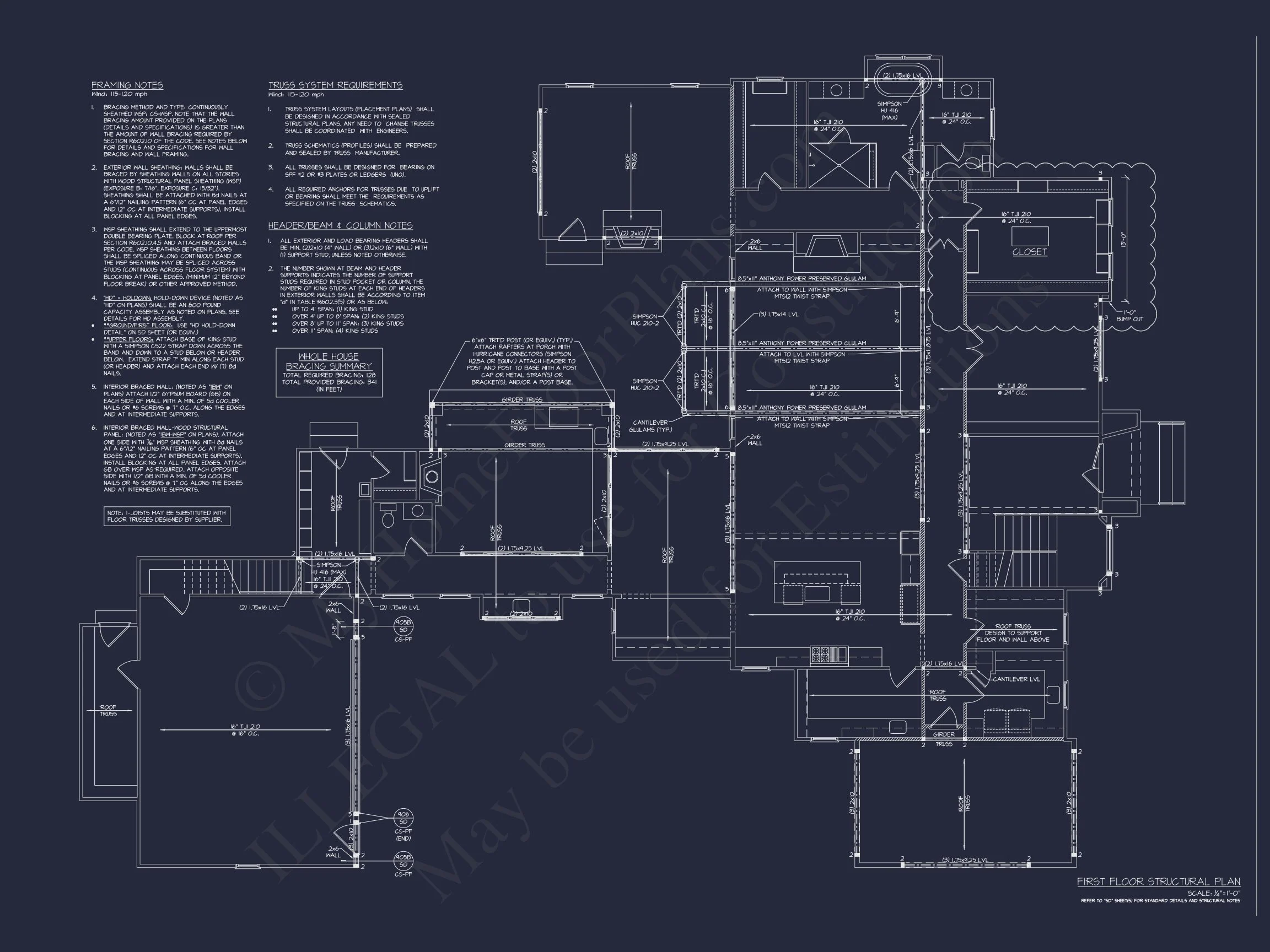 20-1653 HOUSE PLAN - Elegant House Plan with Floor Plan, CAD, and Modern Designs 19 Elegant house Plan with Floor Plan, CAD, and Modern Designs