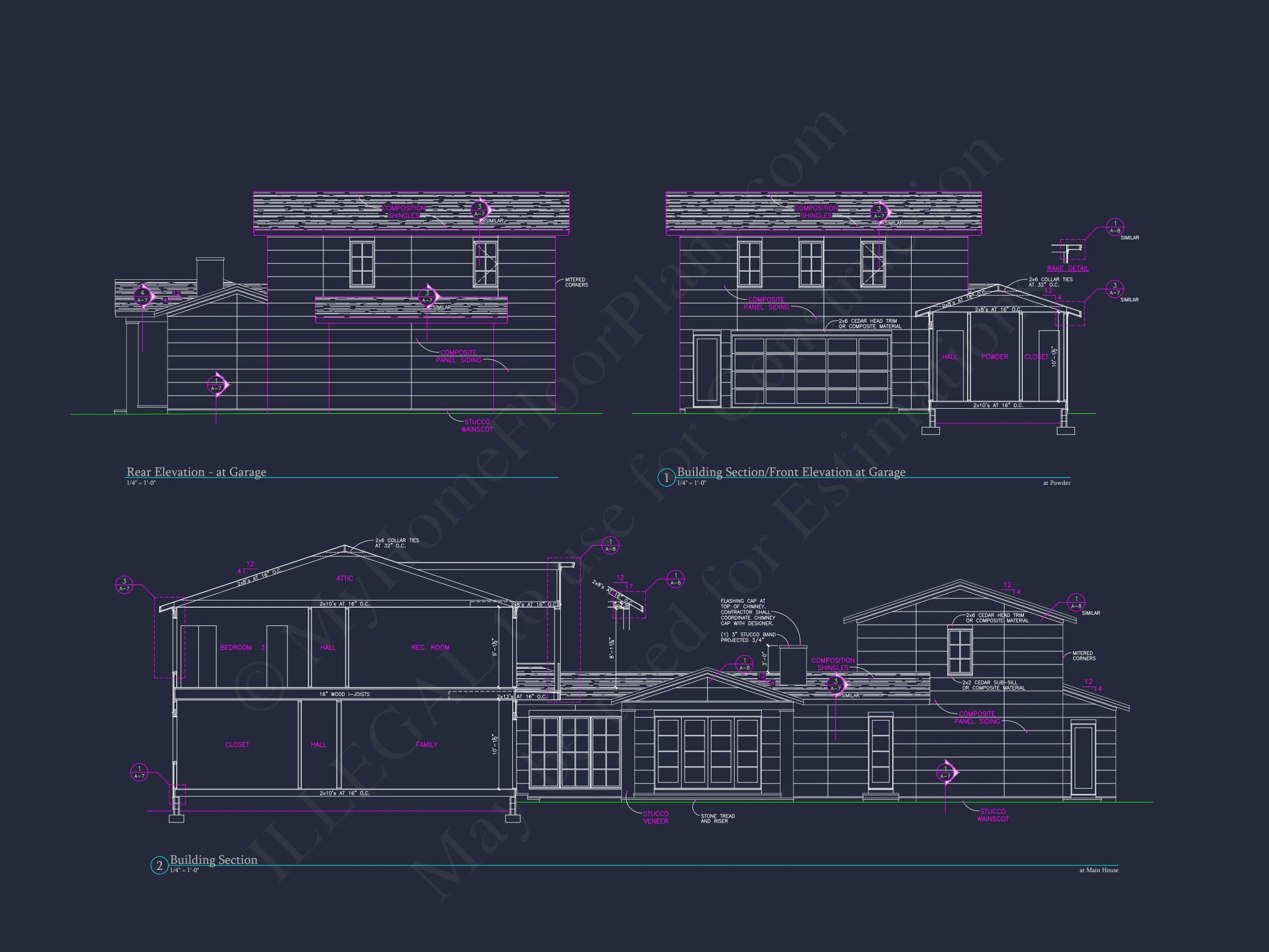 20-1653 HOUSE PLAN - Elegant House Plan with Floor Plan, CAD, and Modern Designs 6 Elegant house Plan with Floor Plan, CAD, and Modern Designs