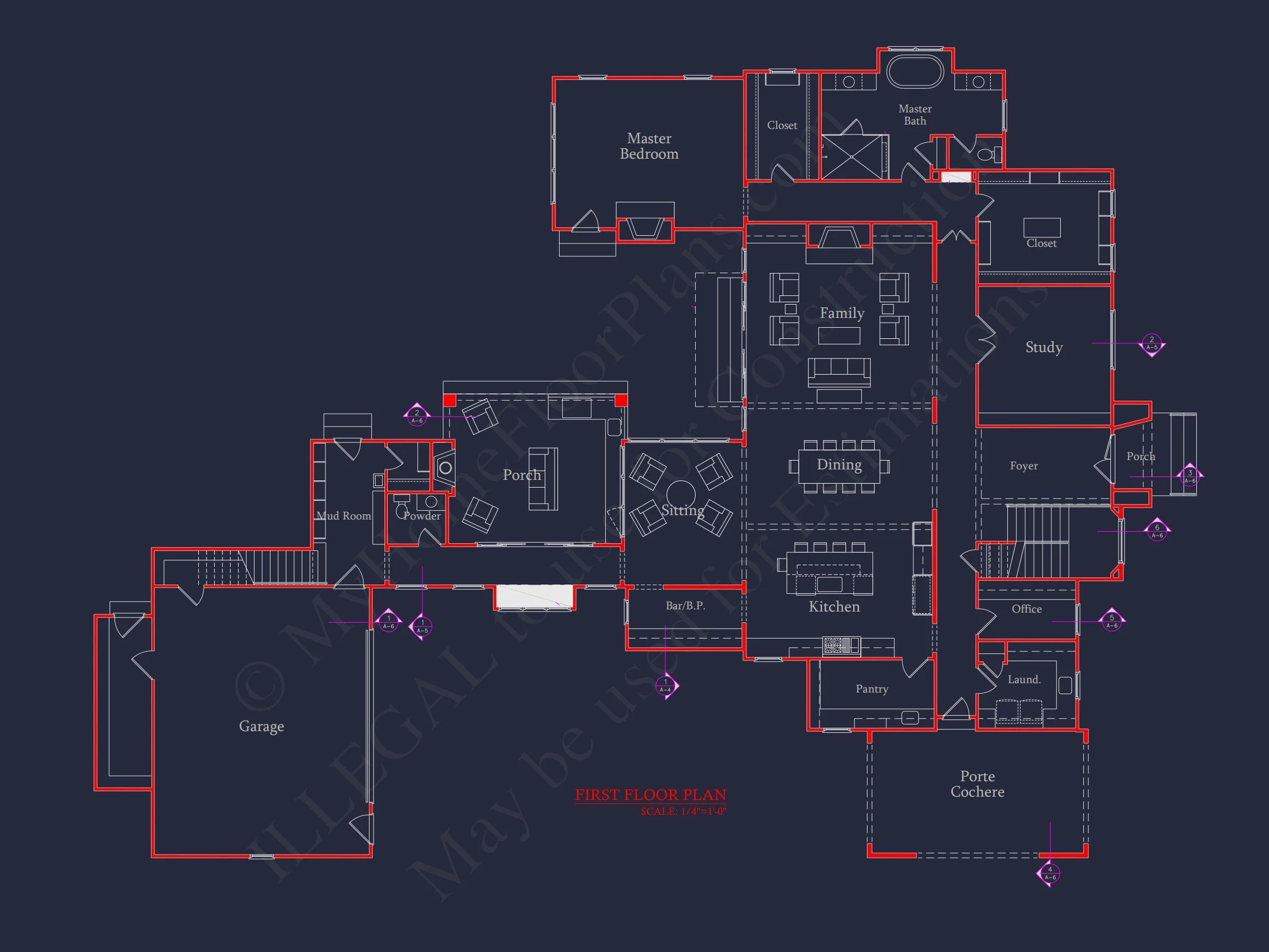 20-1653 HOUSE PLAN - Elegant House Plan with Floor Plan, CAD, and Modern Designs 7 Elegant house Plan with Floor Plan, CAD, and Modern Designs