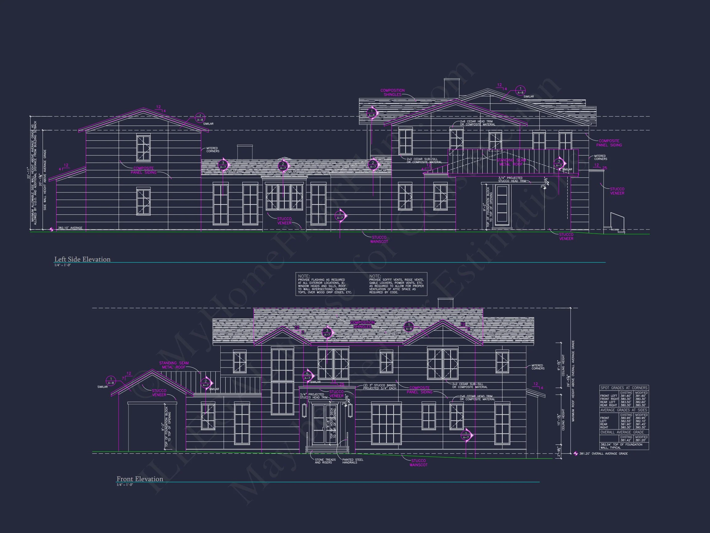 20-1653 HOUSE PLAN - Elegant House Plan with Floor Plan, CAD, and Modern Designs 4 Elegant house Plan with Floor Plan, CAD, and Modern Designs