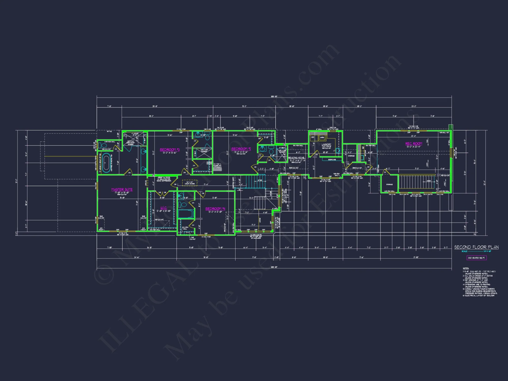 Modern house Plan and Blueprint with 2-Story Architecture Designs