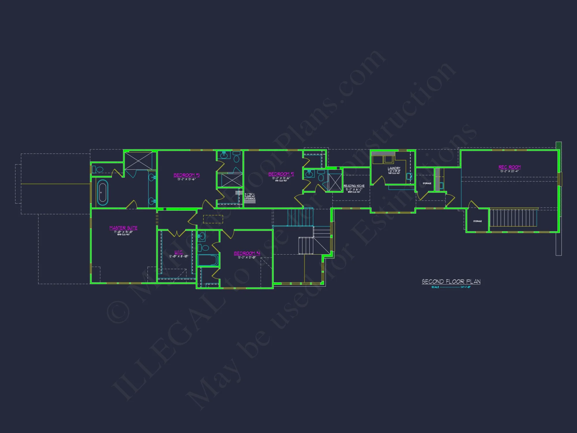 Modern house Plan and Blueprint with 2-Story Architecture Designs