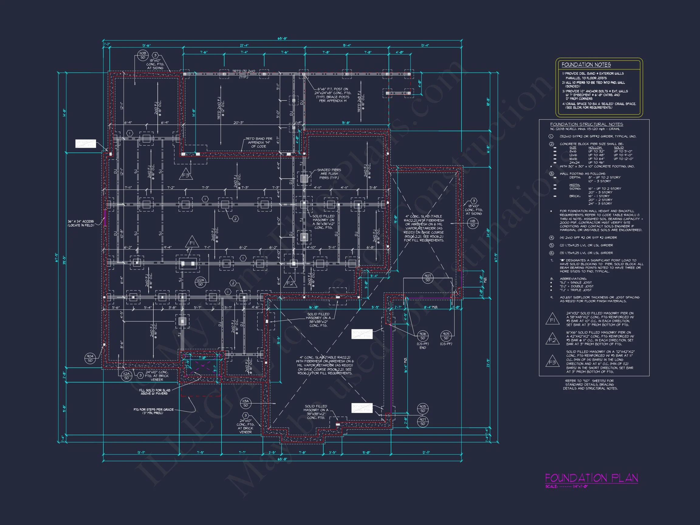Impressive Modern Suburban house Floor Plan with CAD Design