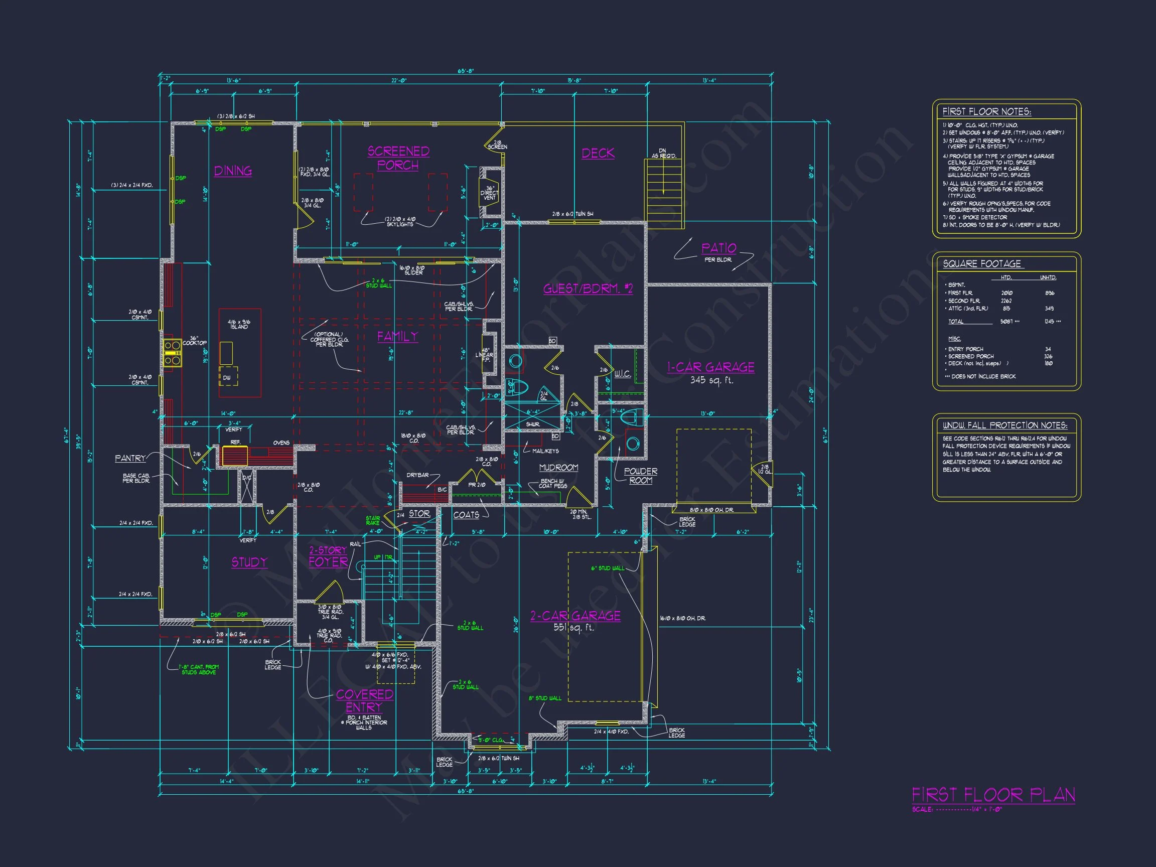 Impressive Modern Suburban house Floor Plan with CAD Design