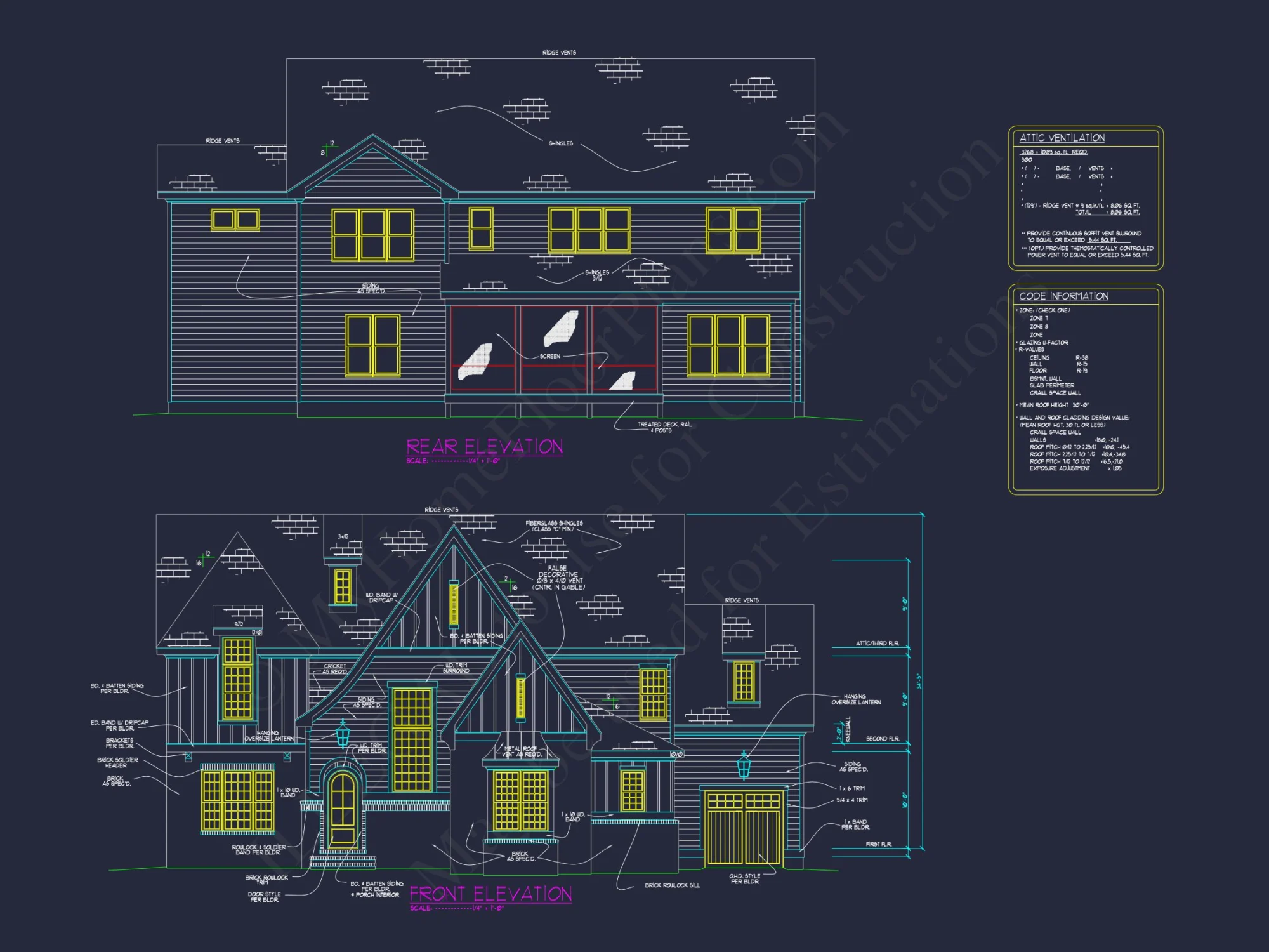 Impressive Modern Suburban house Floor Plan with CAD Design