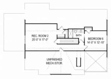 Impressive Modern Suburban house Floor Plan with CAD Design