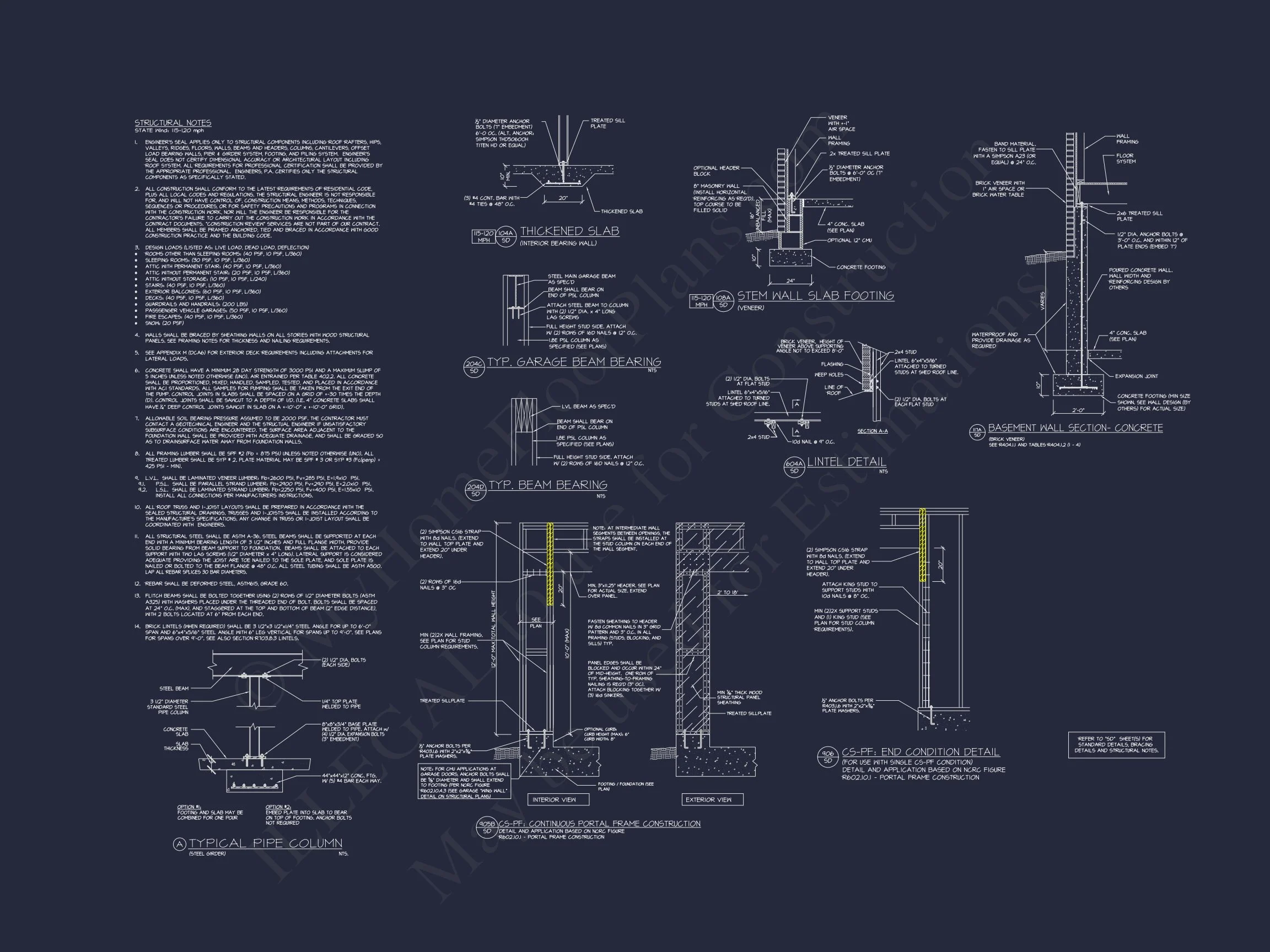20-1473 HOUSE PLAN - Luxury Multi-Level House Plan with Detailed CAD Designs 20 Luxury Multi-Level house Plan with Detailed CAD Designs