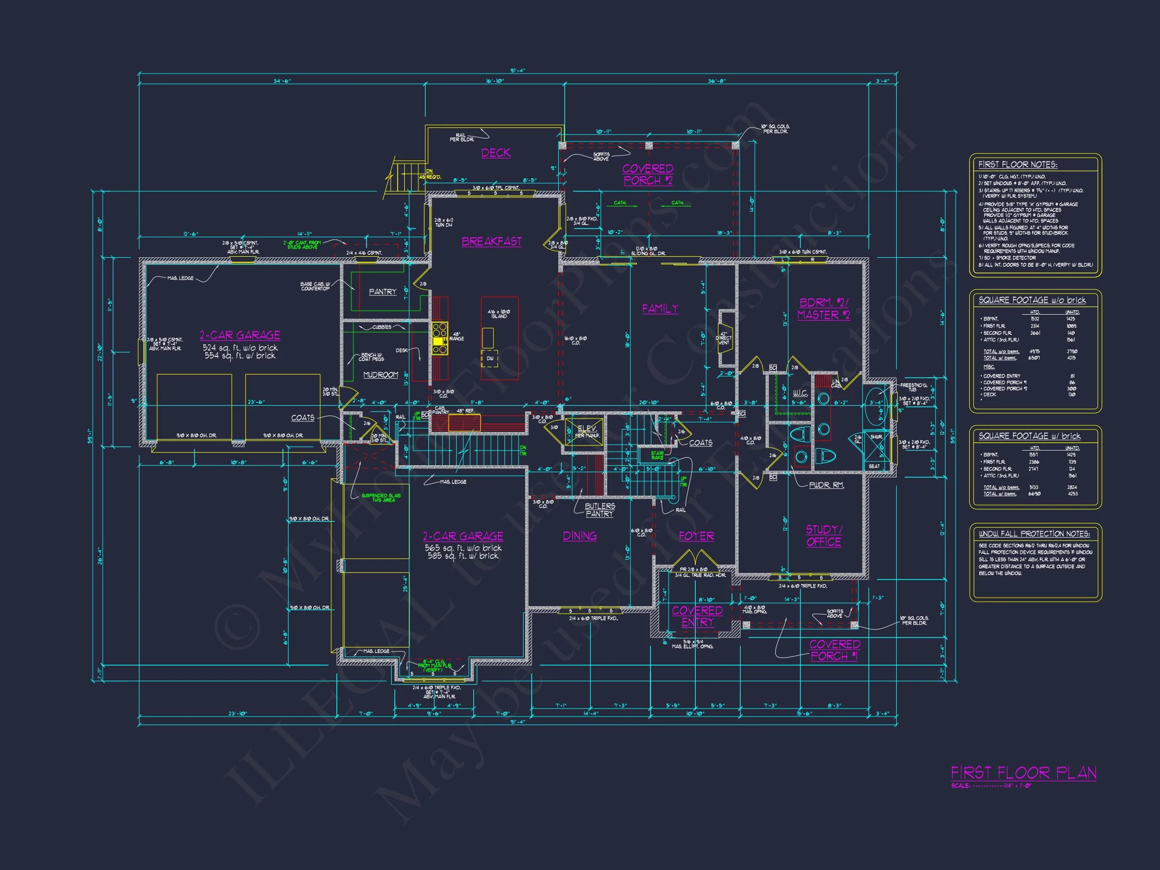 20-1473 HOUSE PLAN - Luxury Multi-Level House Plan with Detailed CAD Designs 13 Luxury Multi-Level house Plan with Detailed CAD Designs