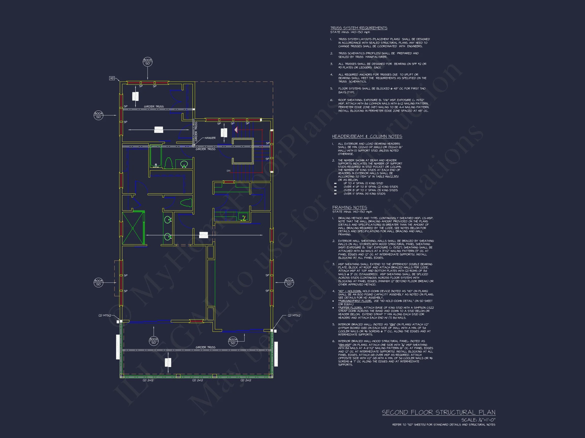 Modern Coastal house Plan with 3 Floors and CAD Designs