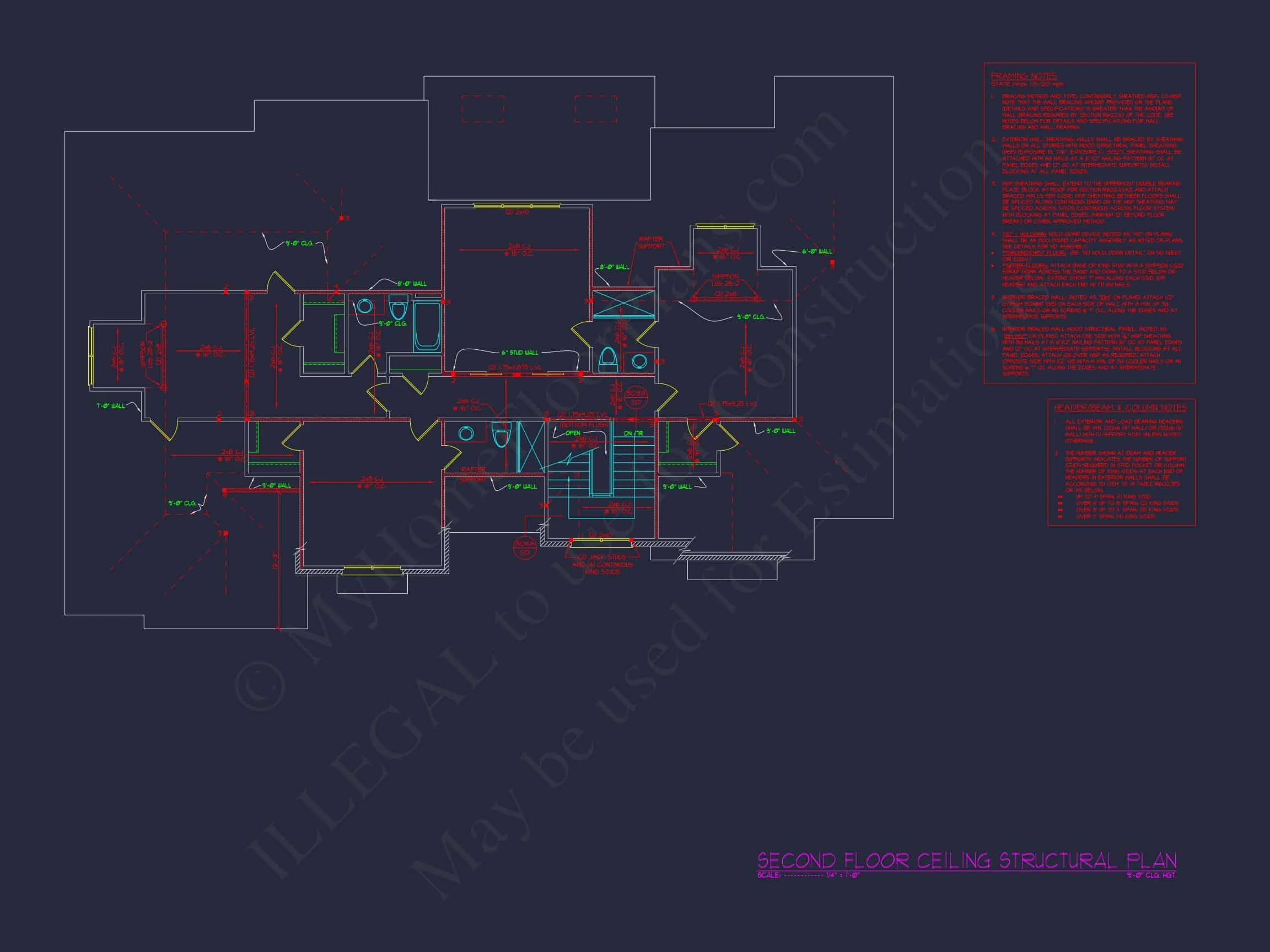 Elegant Traditional house Plan with 3 Floors and CAD Design