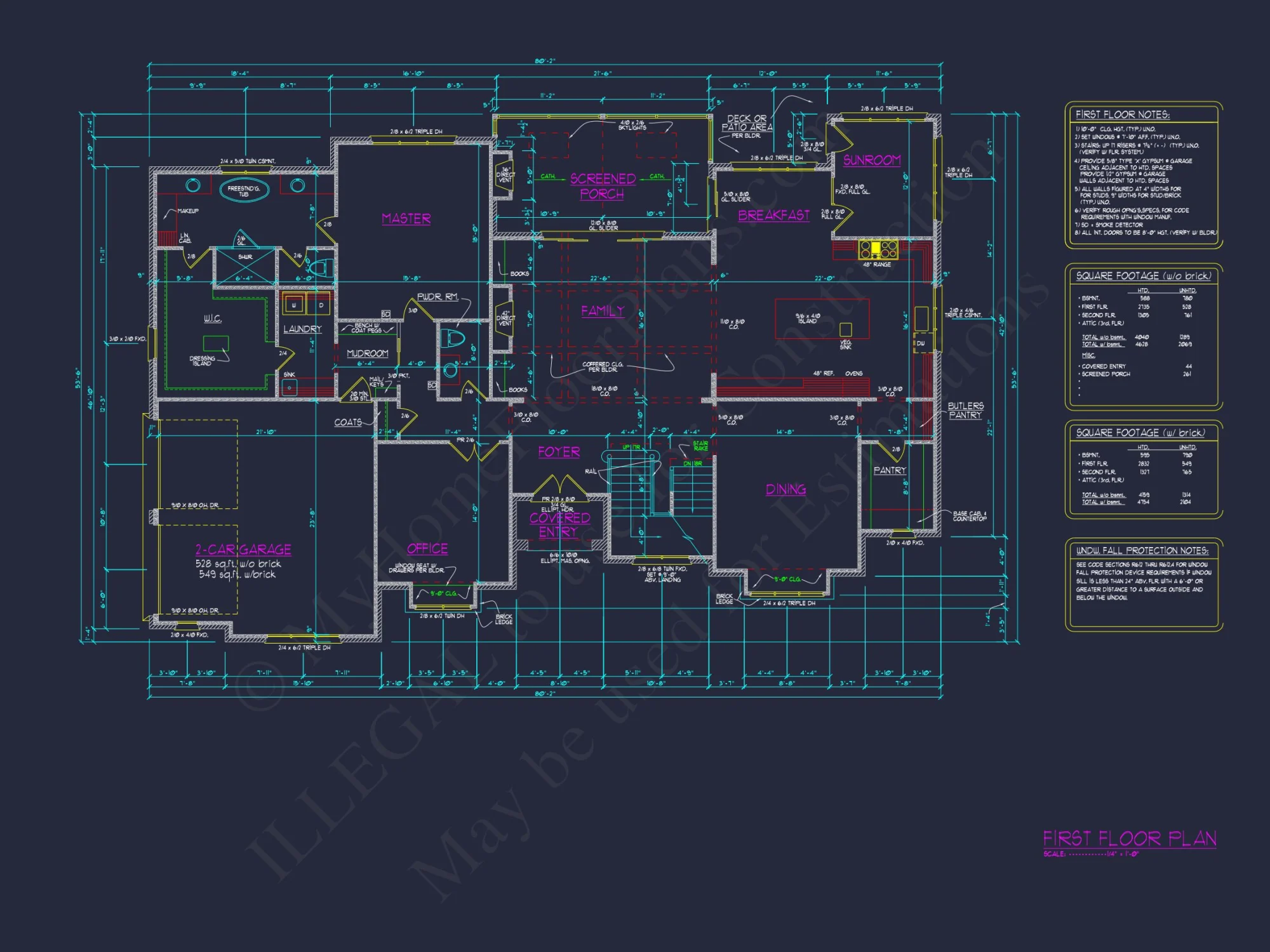 Elegant Traditional house Plan with 3 Floors and CAD Design