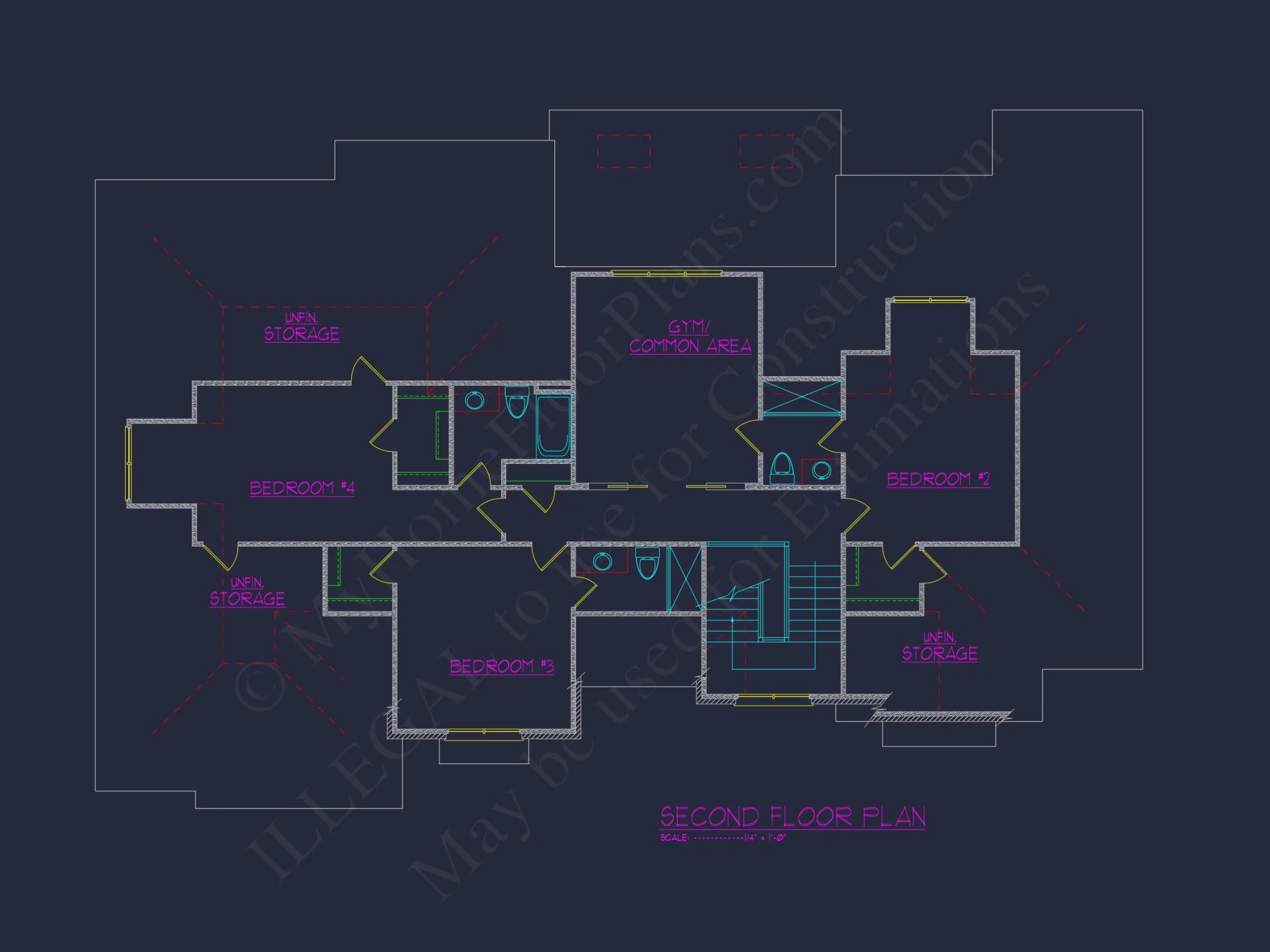 Elegant Traditional house Plan with 3 Floors and CAD Design