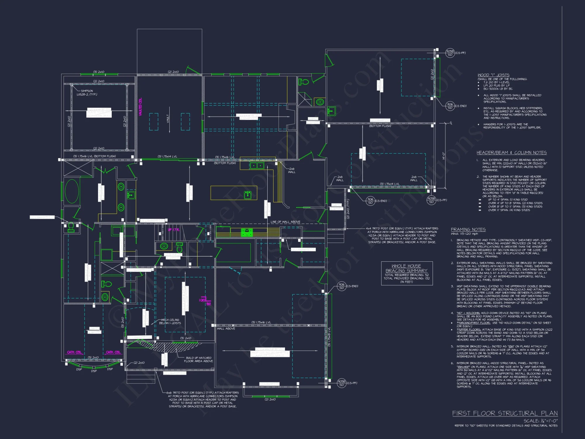 Stunning 2-Story house Plan with 4 Bedrooms and CAD Designs