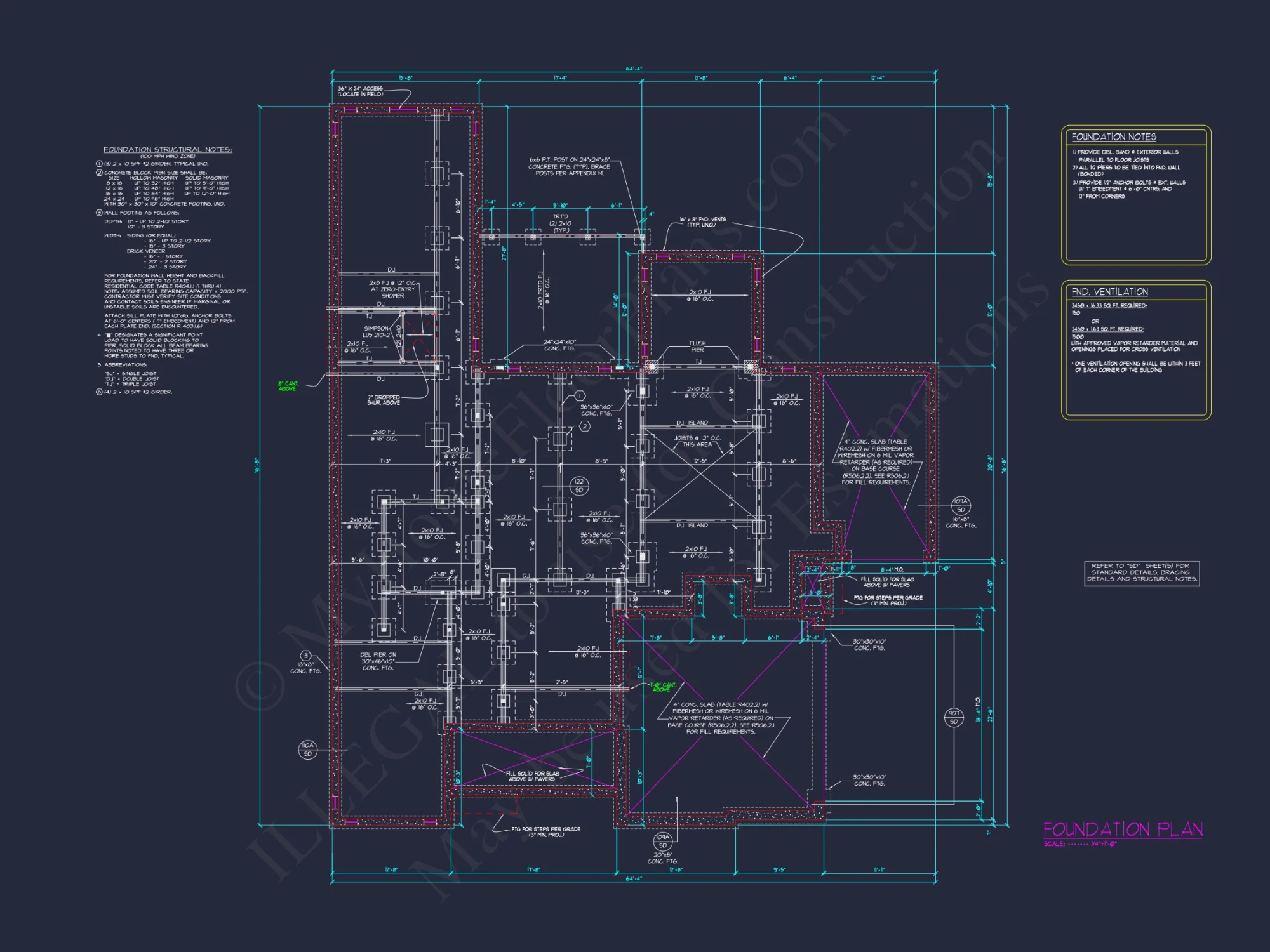 Custom house Design Blueprint: 2.5 Story Floor Plan & CAD Designs