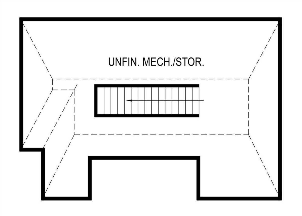 Custom house Design Blueprint: 2.5 Story Floor Plan & CAD Designs