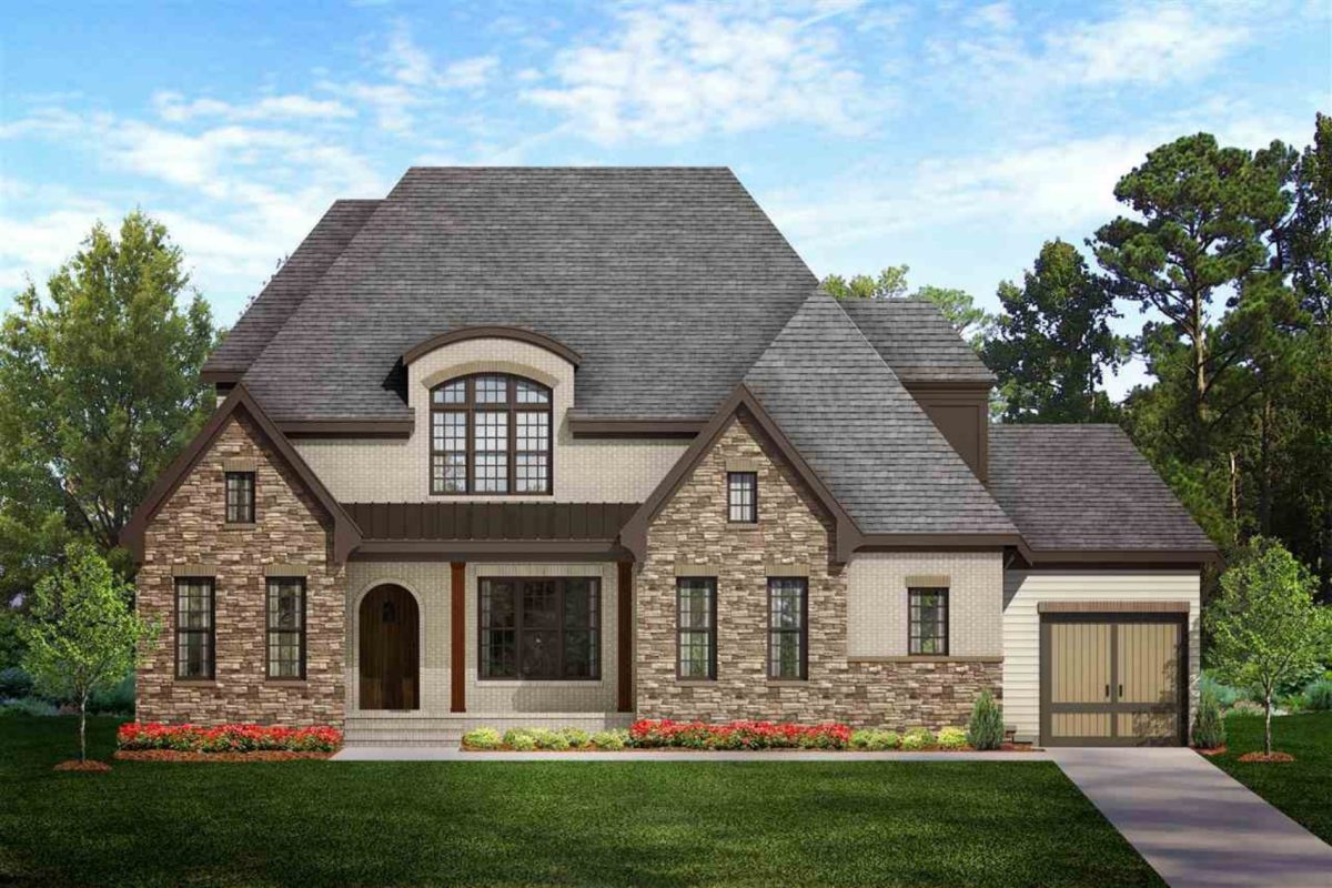 Custom house Design Blueprint: 2.5 Story Floor Plan & CAD Designs