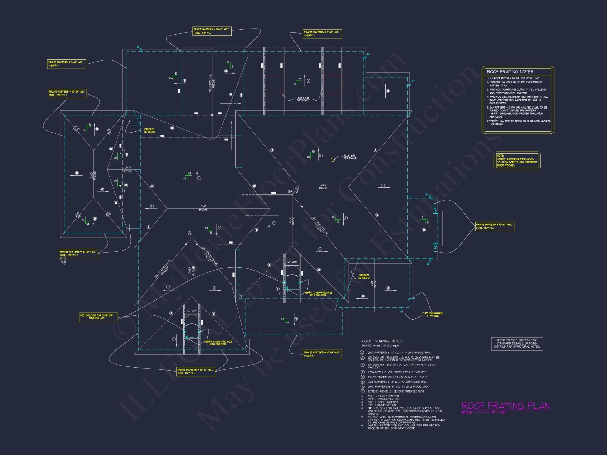Elegant 2-Story house Design with CAD Floor Plans & Blueprint