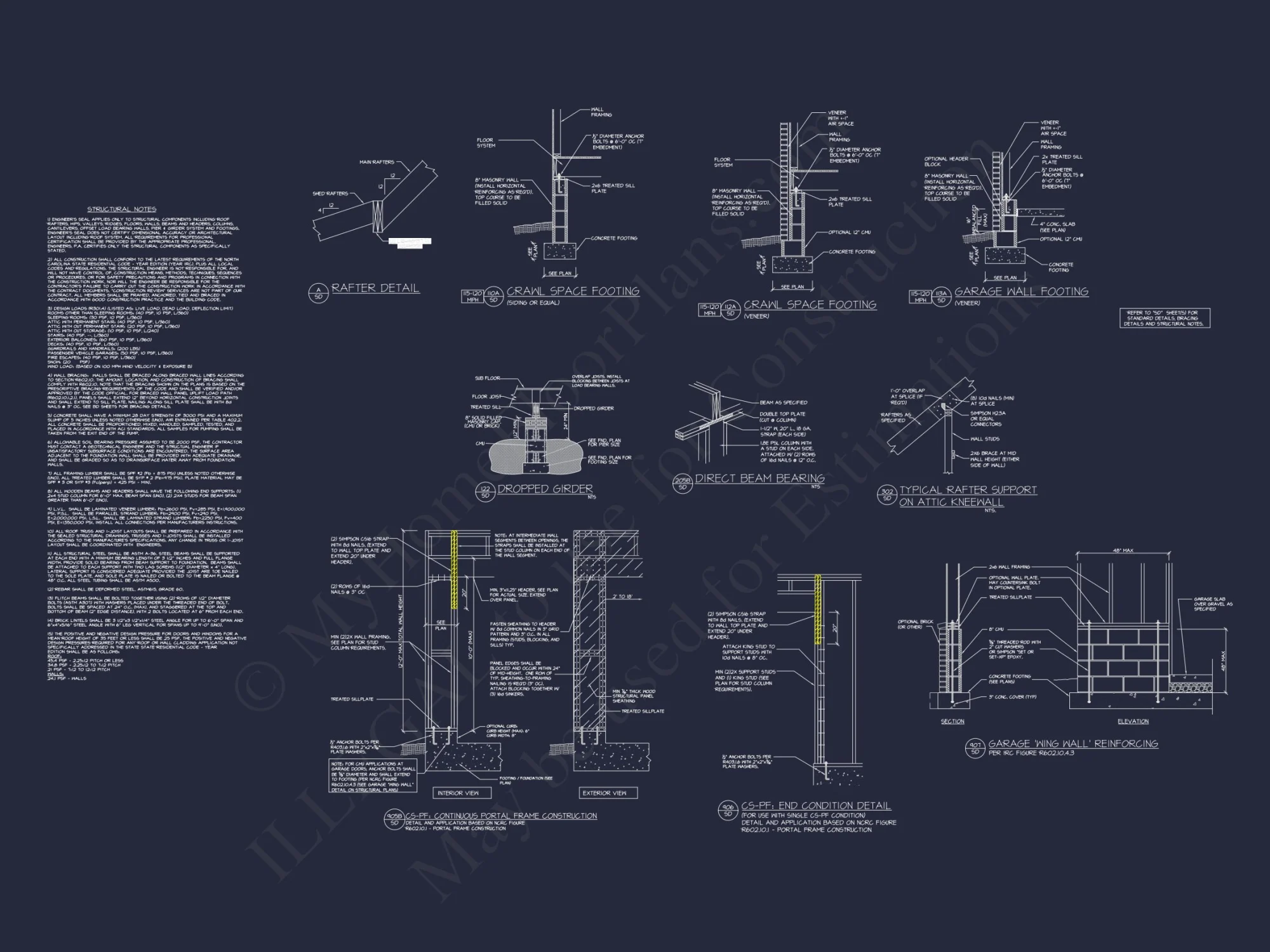 Modern house Floor Plan with CAD Designs and Blueprint Details