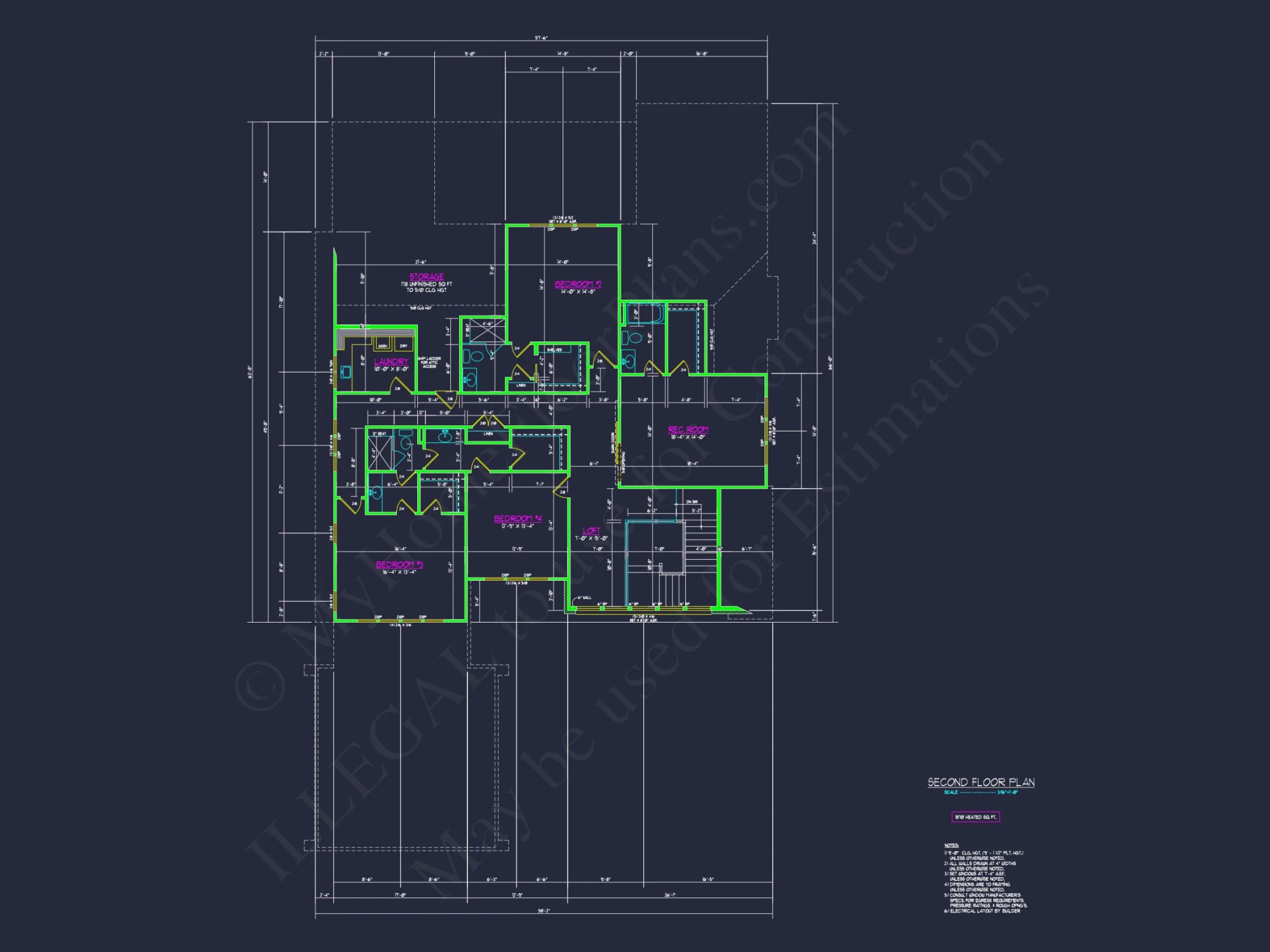 Modern house Floor Plan with CAD Designs and Blueprint Details