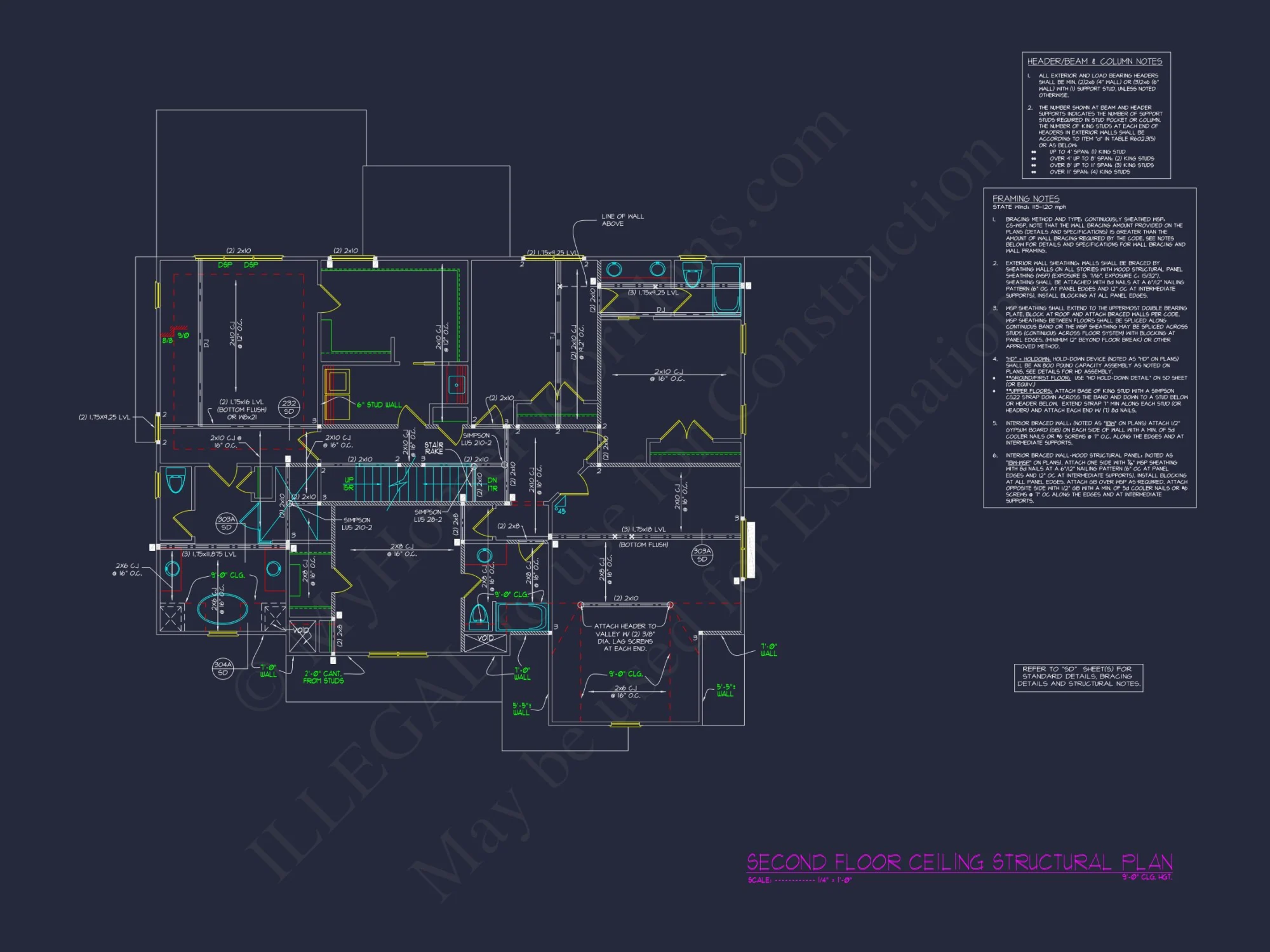 Modern 3-Story house Plan with CAD Architecture and Designs