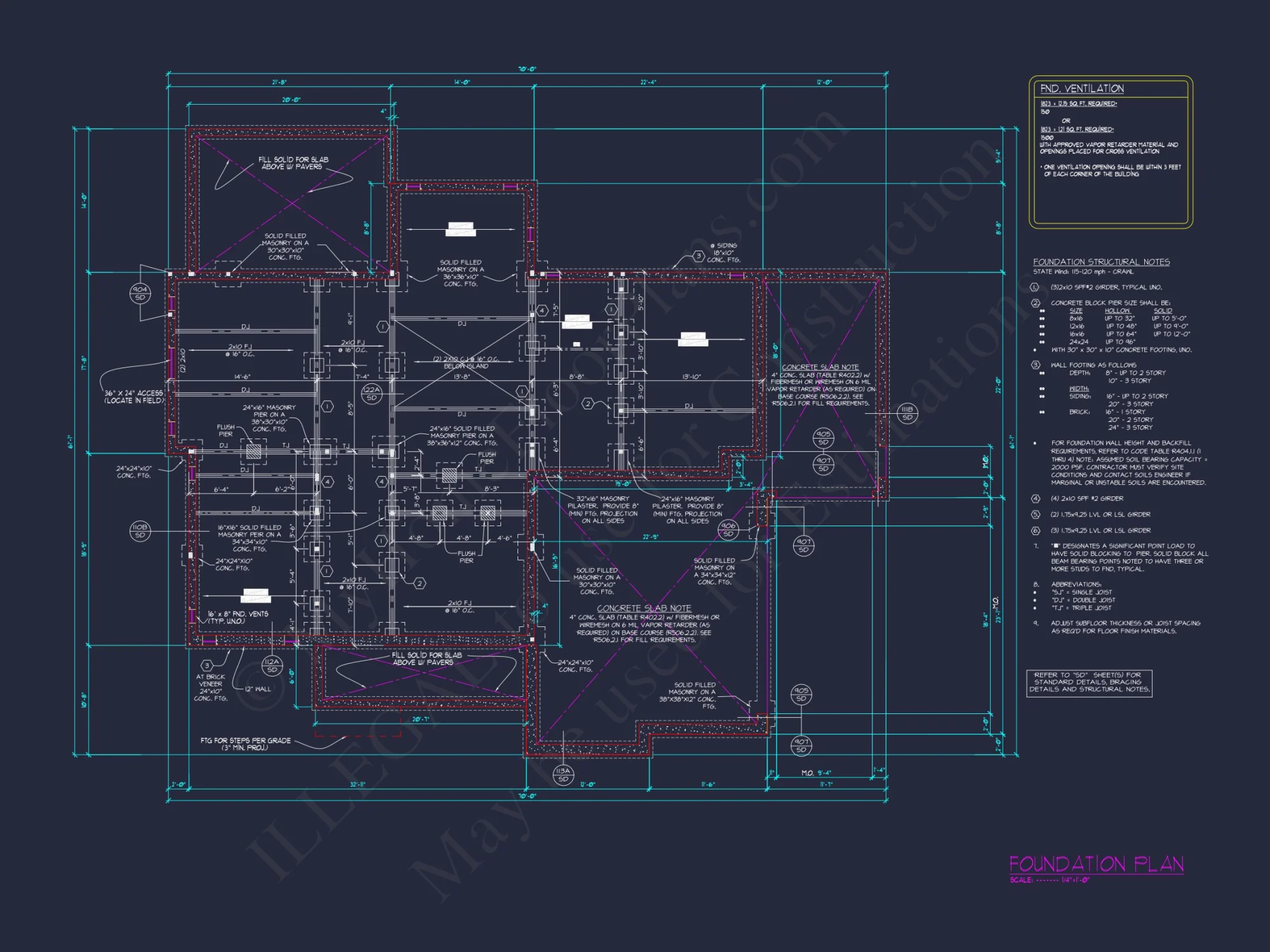 Modern 3-Story house Plan with CAD Architecture and Designs