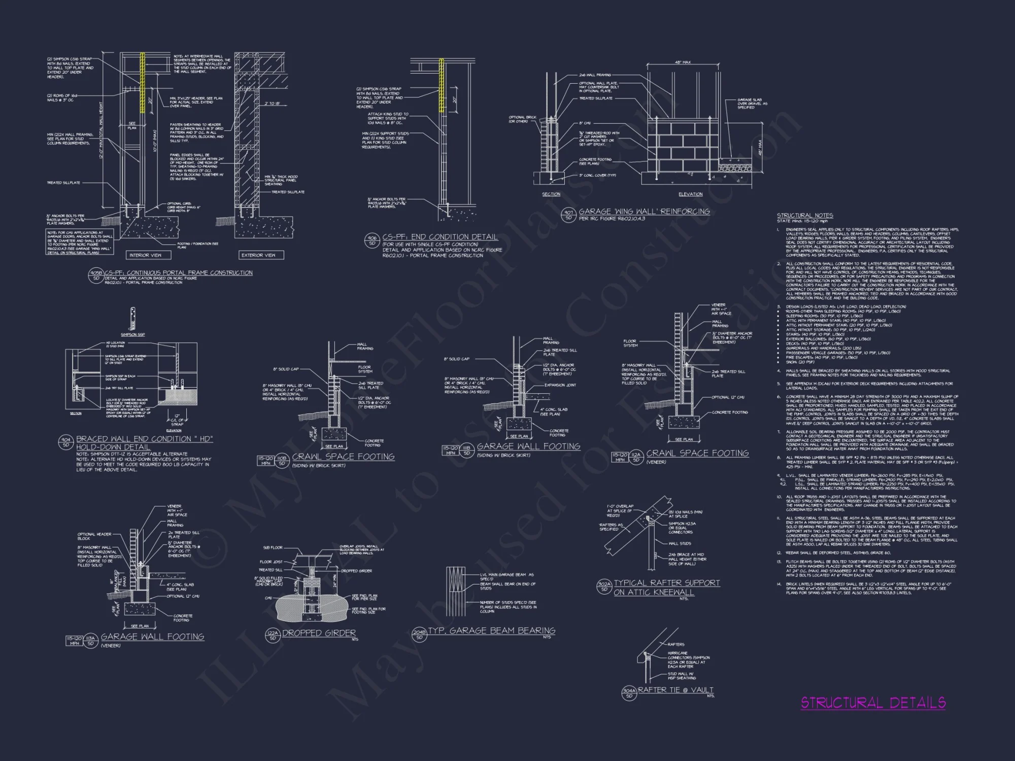 Elegant 3-Story house Plan with 5 Bedrooms and Modern CAD Designs