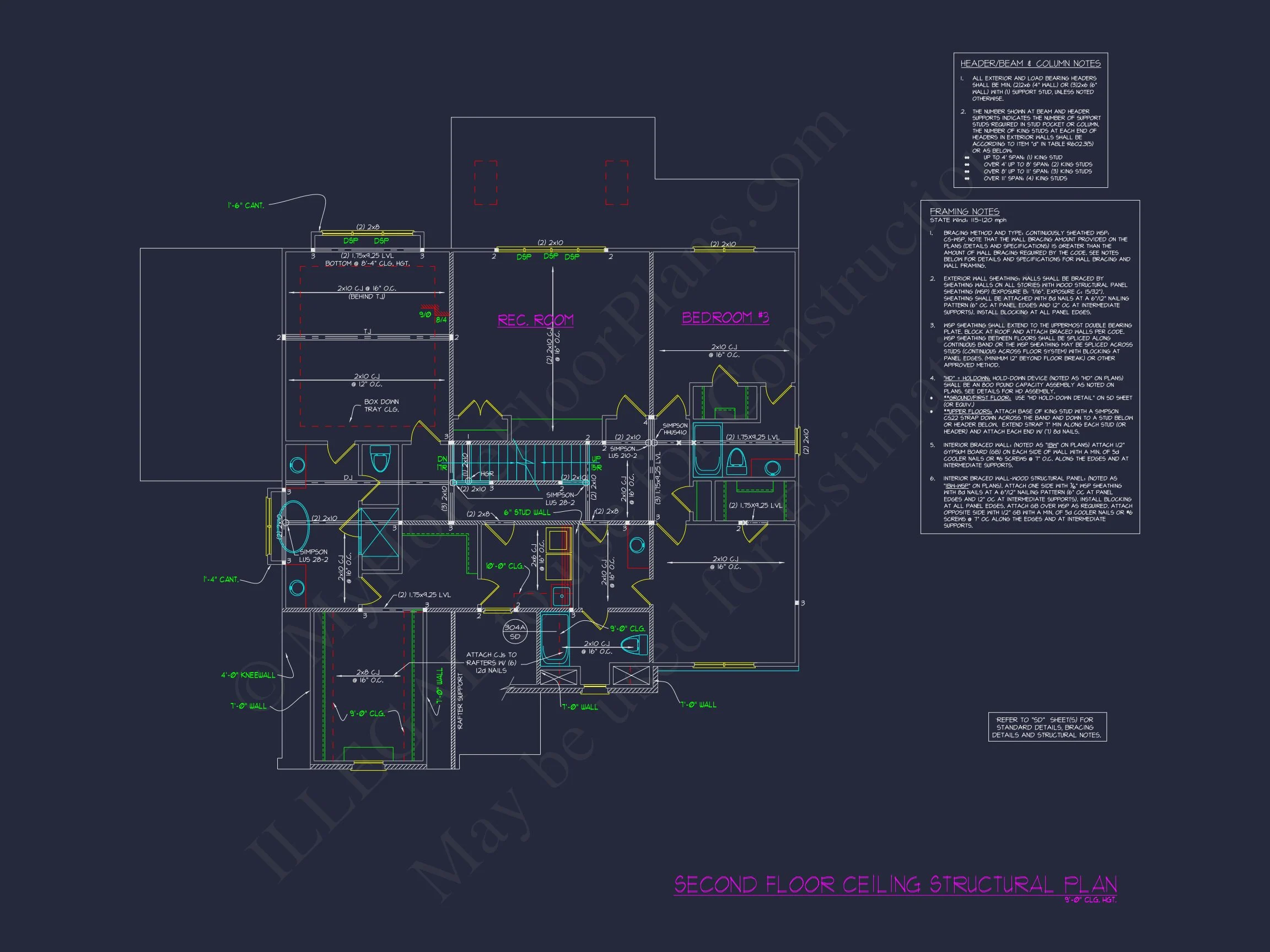 20-1249C HOUSE PLAN - Modern Farmhouse House Plan – 5-Bed, 6-Bath, 4,081 SF 14 Elegant 3-Story house Plan with 5 Bedrooms and Modern CAD Designs
