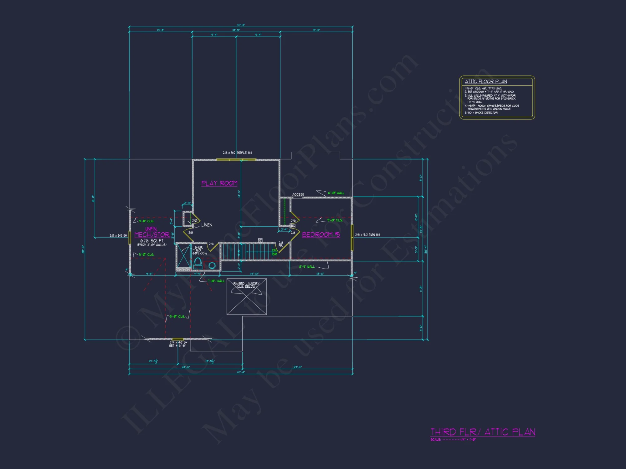 Custom Transitional house Plan with 5 Bedrooms