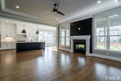 Custom Transitional house Plan with 5 Bedrooms