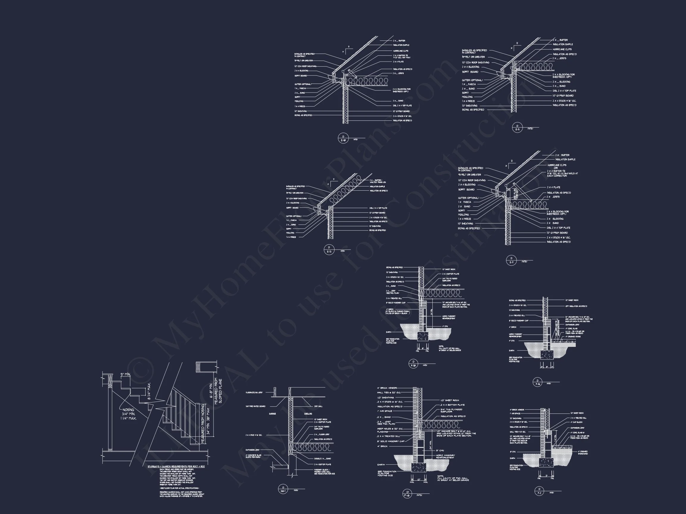 Classic Tudor Floor Plan - house CAD Architecture Design