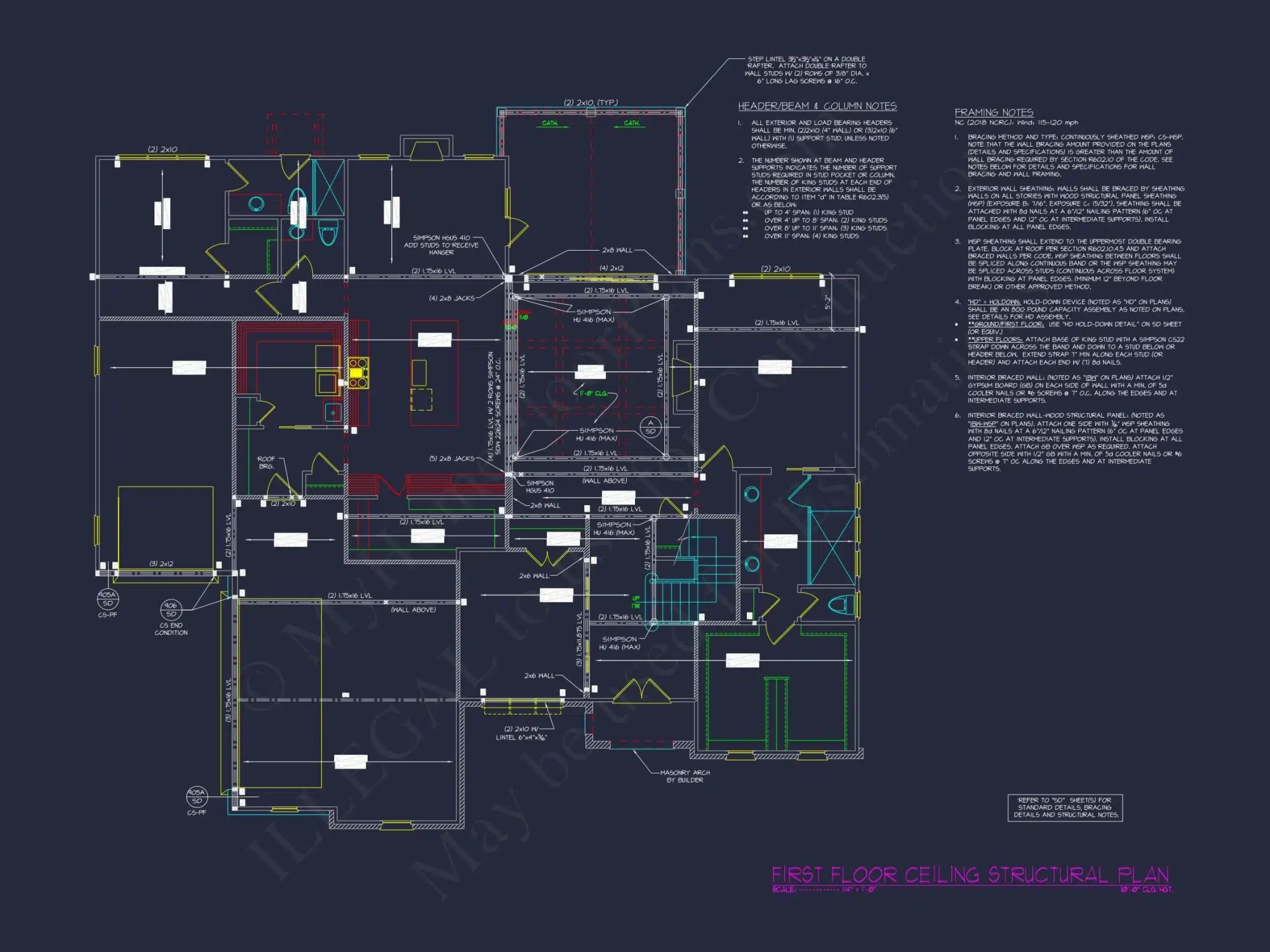 Luxury house Plan with 2 Story Blueprint